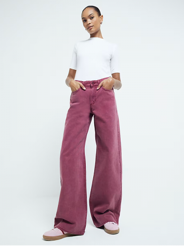 Джинсы River Island 684 бордо