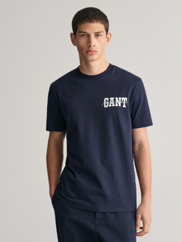 Футболка GANT 2272 темно-синий