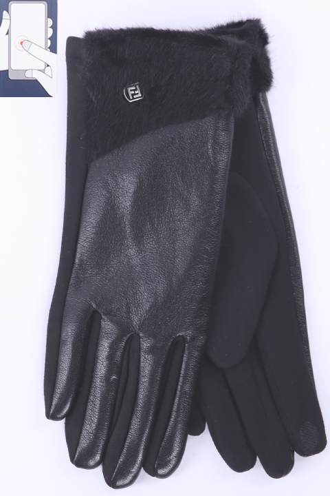 Перчатки жен. LuMeiJia A-2 мех/сенсор