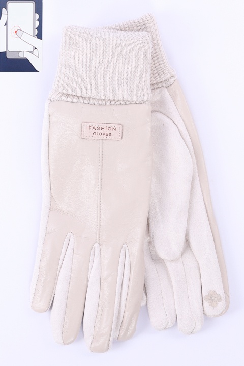 Перчатки жен. Снег 02 иск.кожа/сенсор