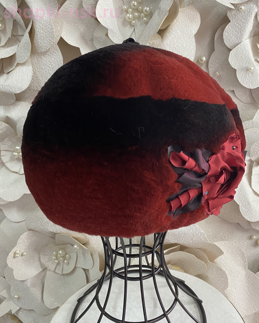 Француз Роза кролик рекс Берет женский (56-58)