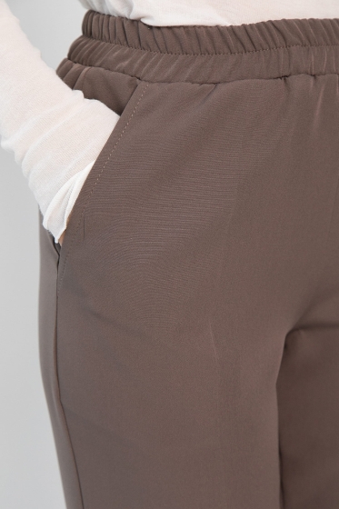 Брюки на резинке Эльда (пыльно-лиловые) Б14333-9М