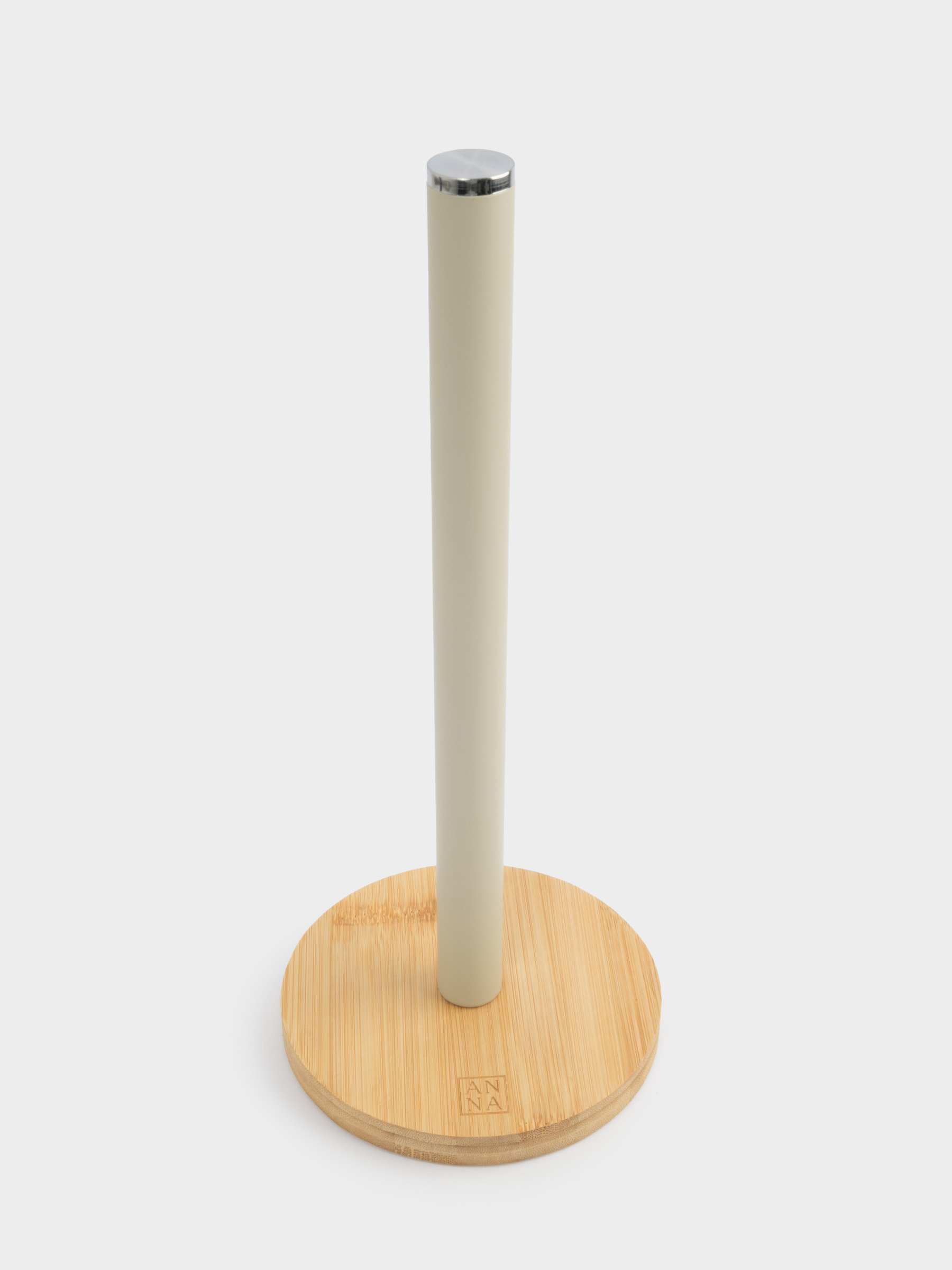 Держатель для бумажных полотенец, 34 см, металл/дерево, бежевый, Retro