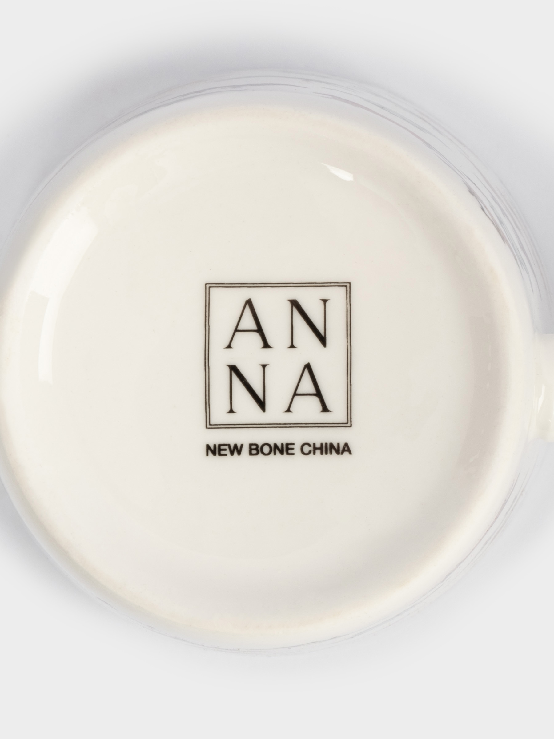 Кружка, 420 мл, фарфор N, белая, Бегущие лошади, Bright horse