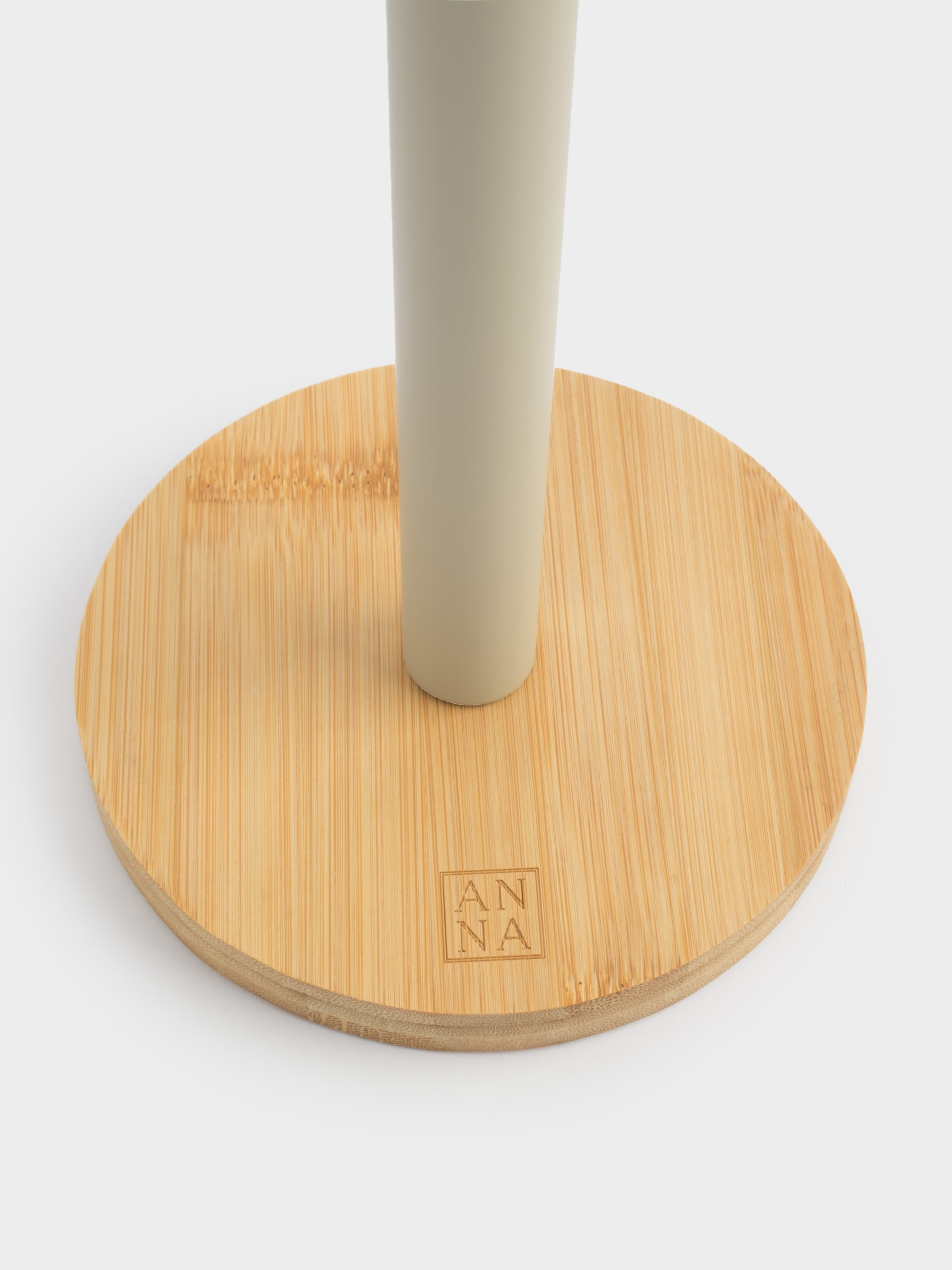 Держатель для бумажных полотенец, 34 см, металл/дерево, бежевый, Retro