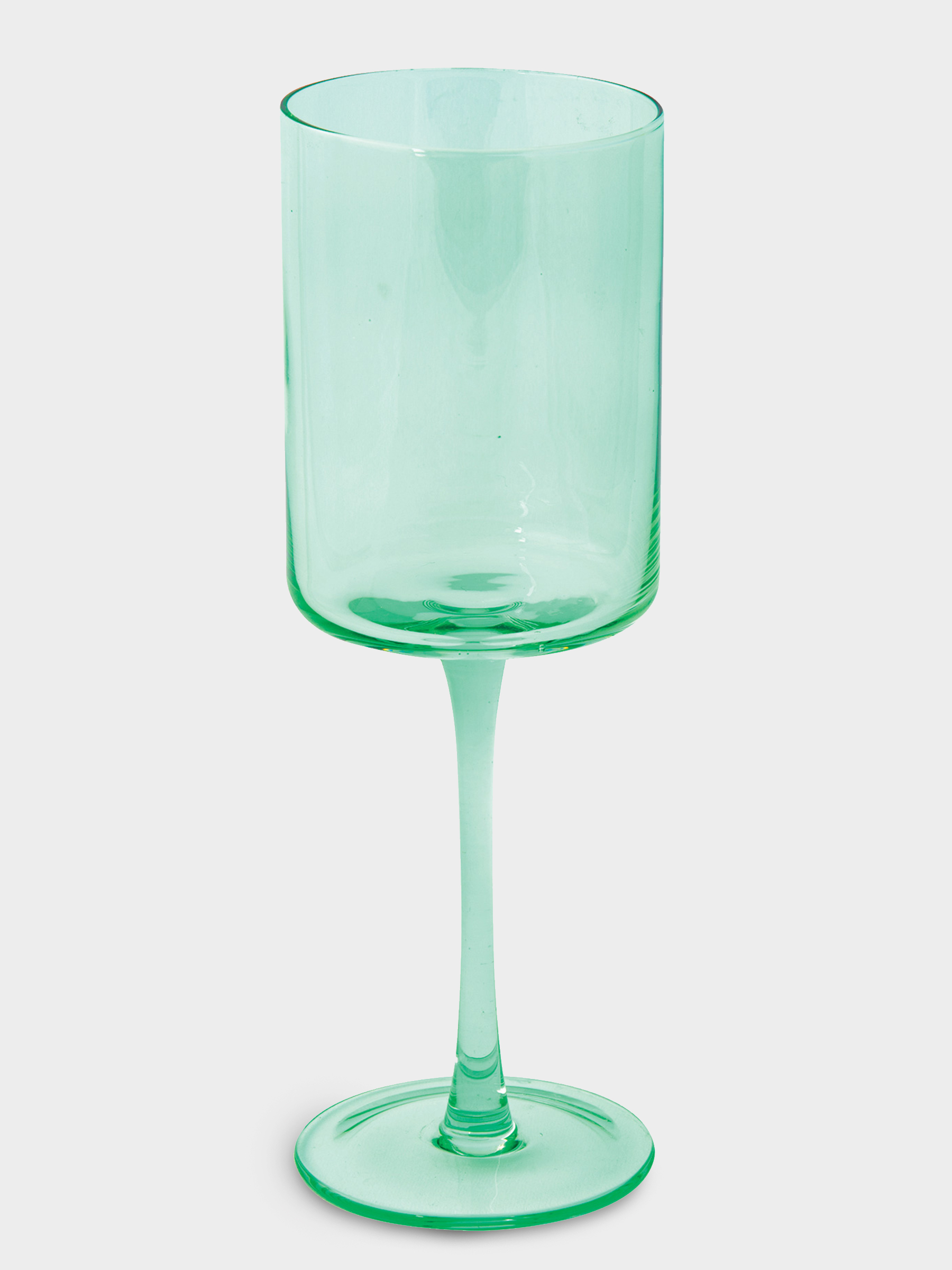 Набор бокалов для вина, 2 пр, 380 мл, стекло, зелёные, Rainbow