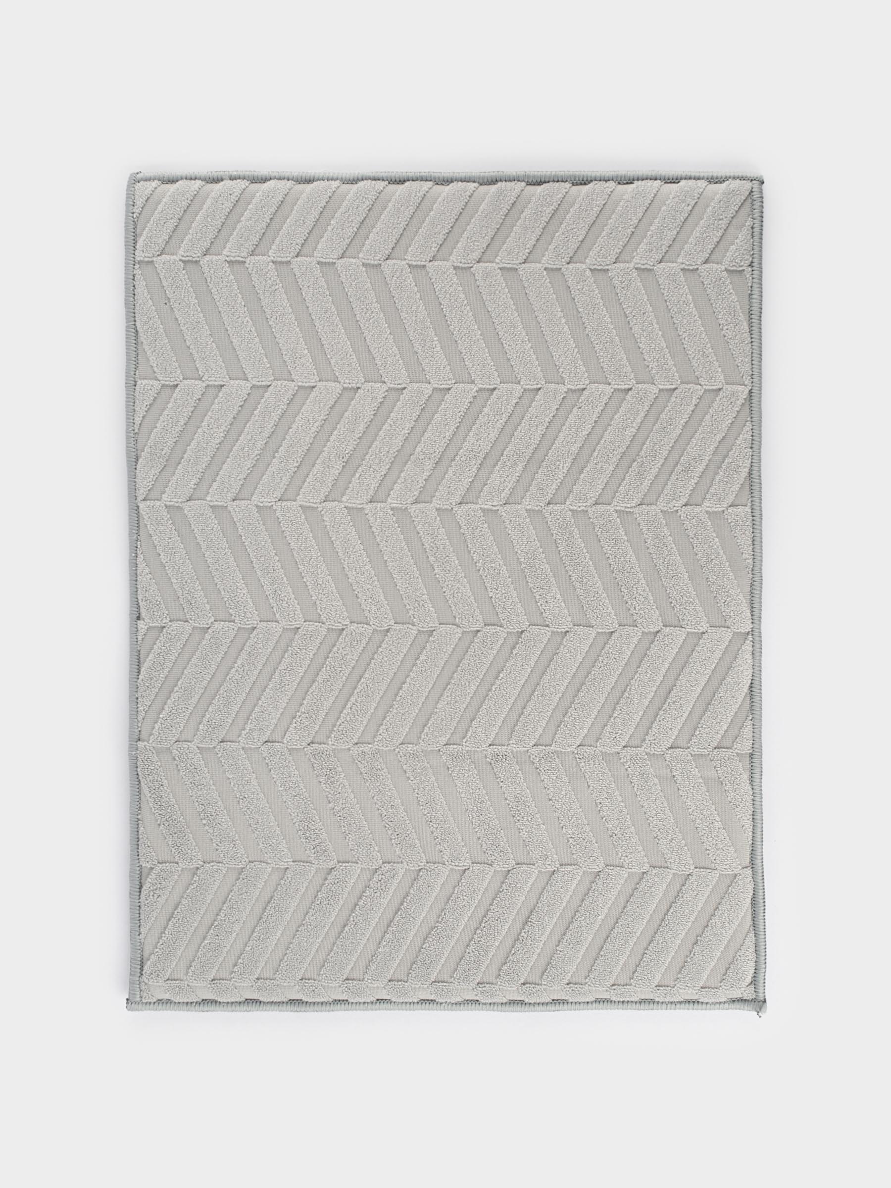 Коврик для сушки посуды, 30x40 см, полиэстер, серый, Dry grey