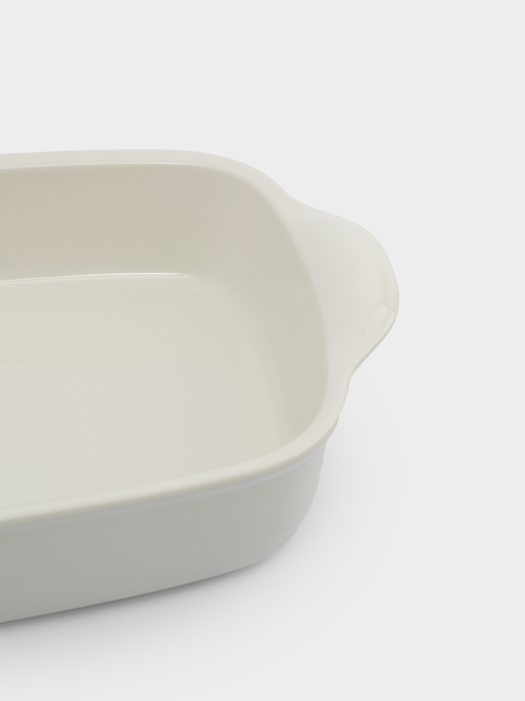 Форма для запекания, 29х22 см, керамика, прямоугольная, молочная, Baker