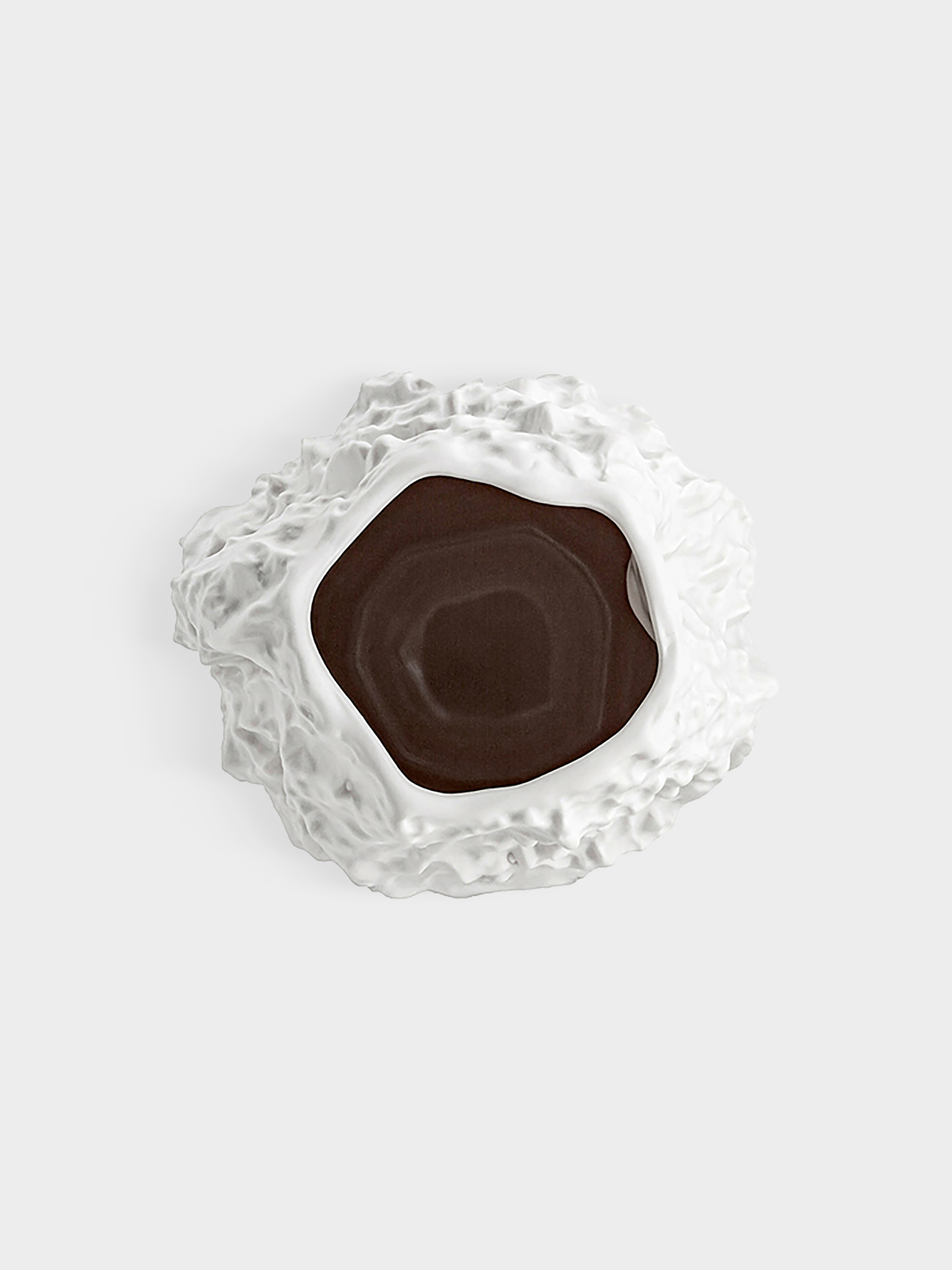 Ваза для цветов, 26 см, декоративная, фарфор P, белая, матовая, Текстура, Gloria