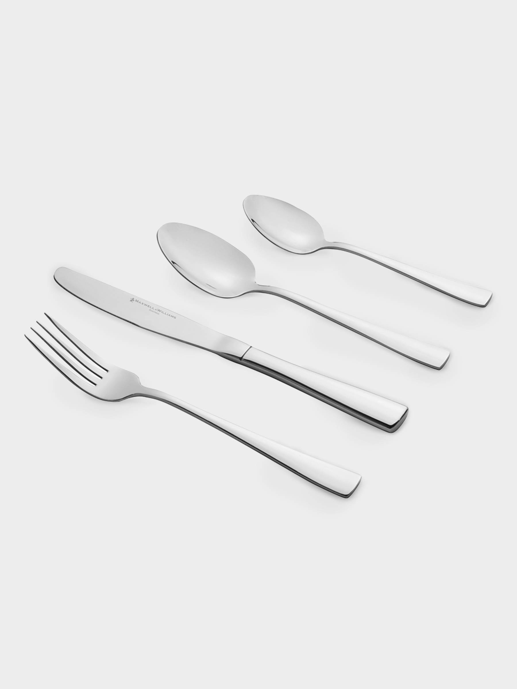 Набор столовых приборов, 16 пр, серебристые, Arden