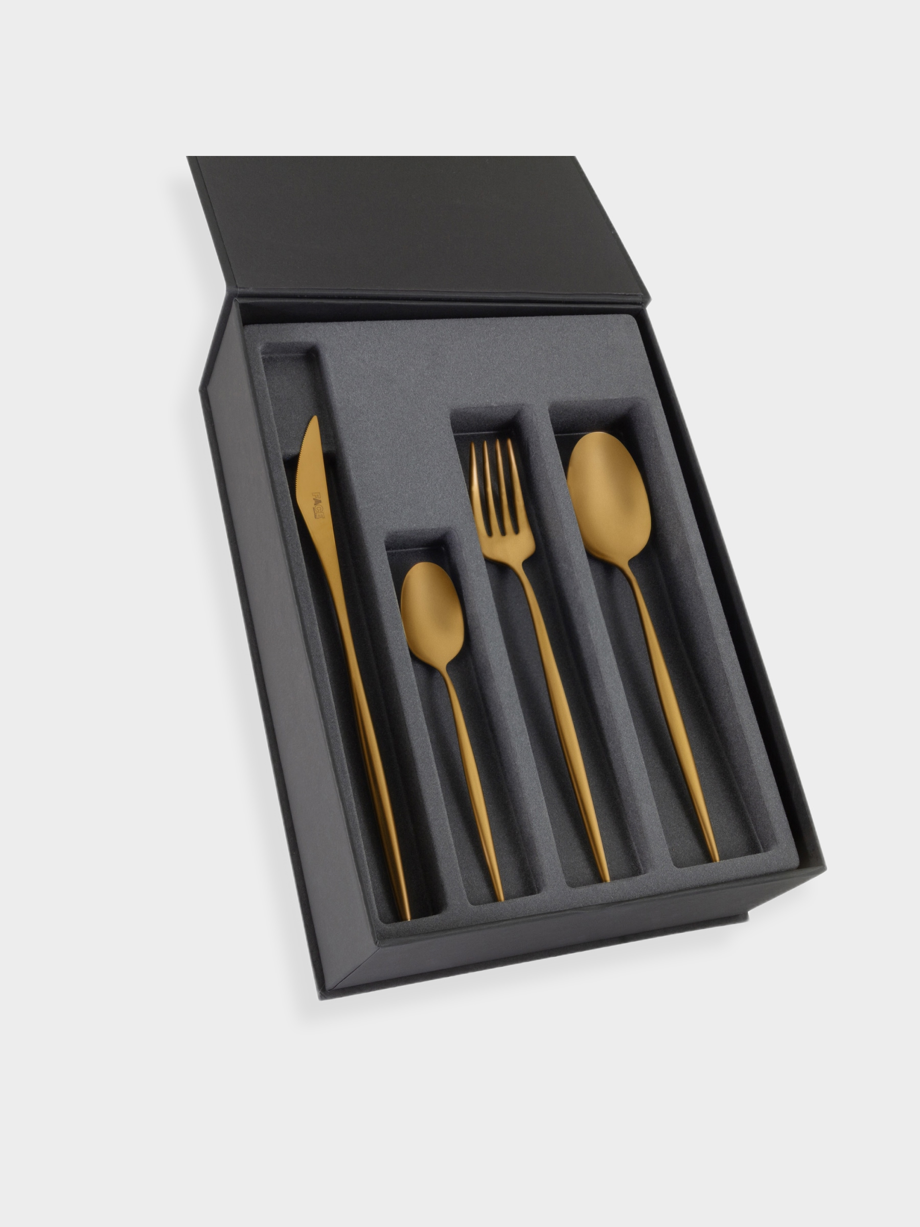 Набор столовых приборов, 24 пр, Cosmos PVD Copper, матовые