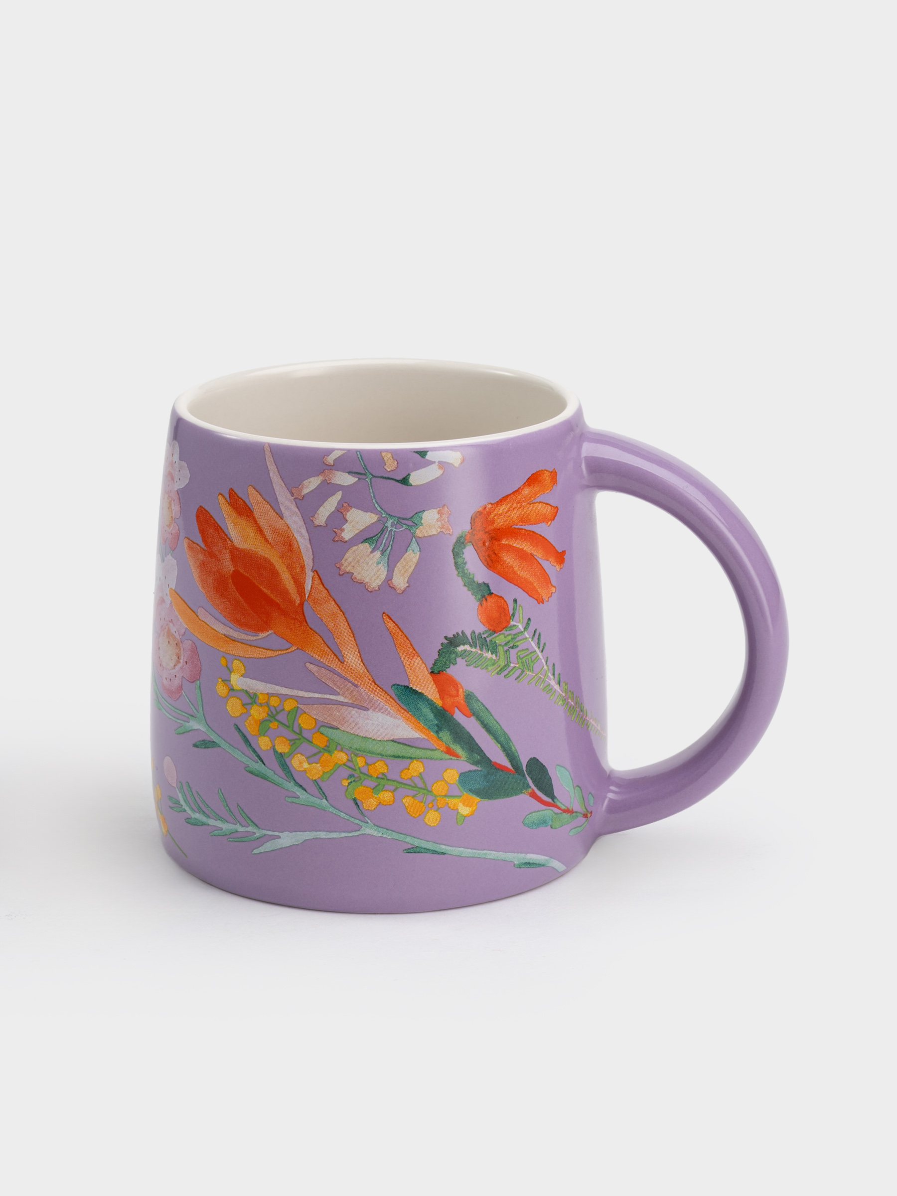 Кружка, 370 мл, лиловая, Garland