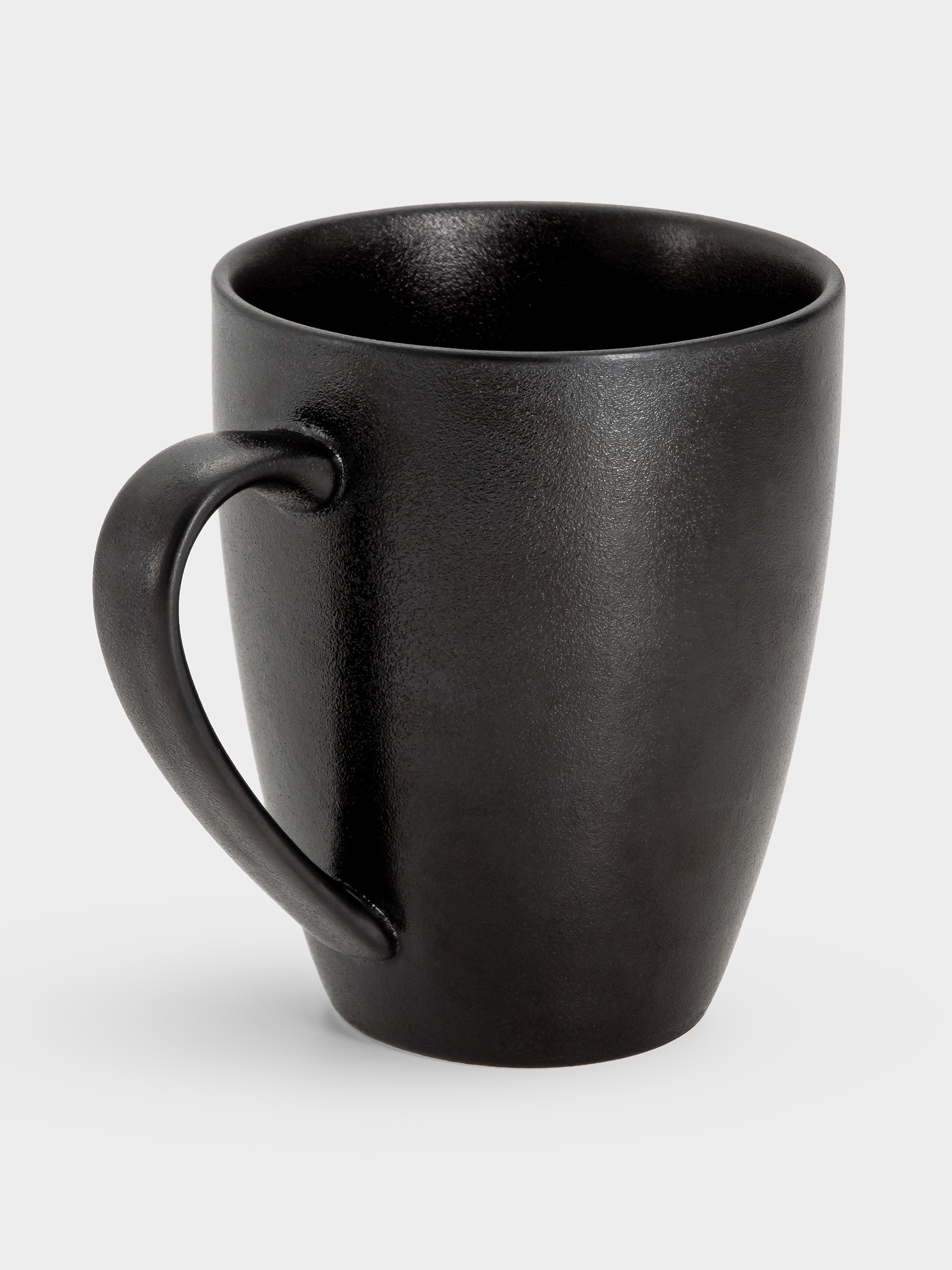 Кружка, 400 мл, чёрная, Икра