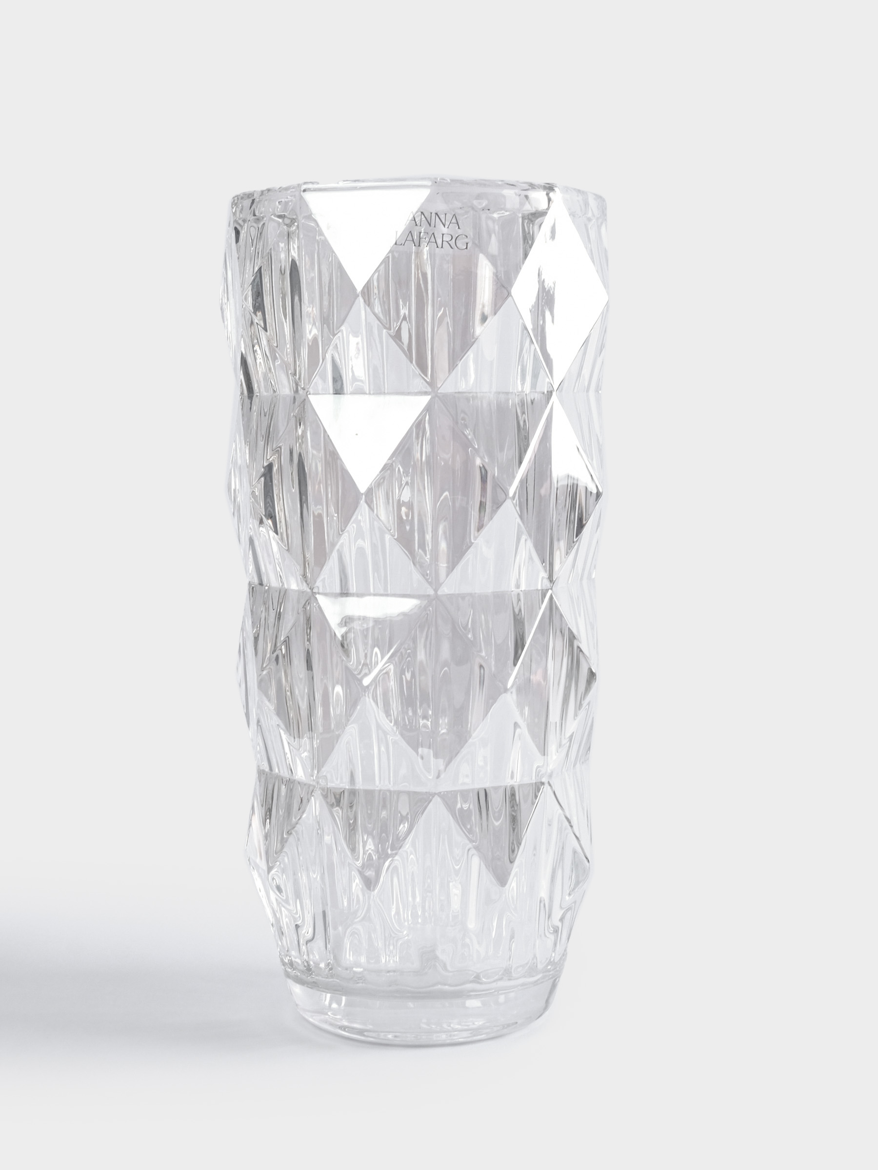 Ваза для цветов, 28 см, стекло, перламутр, Сanto