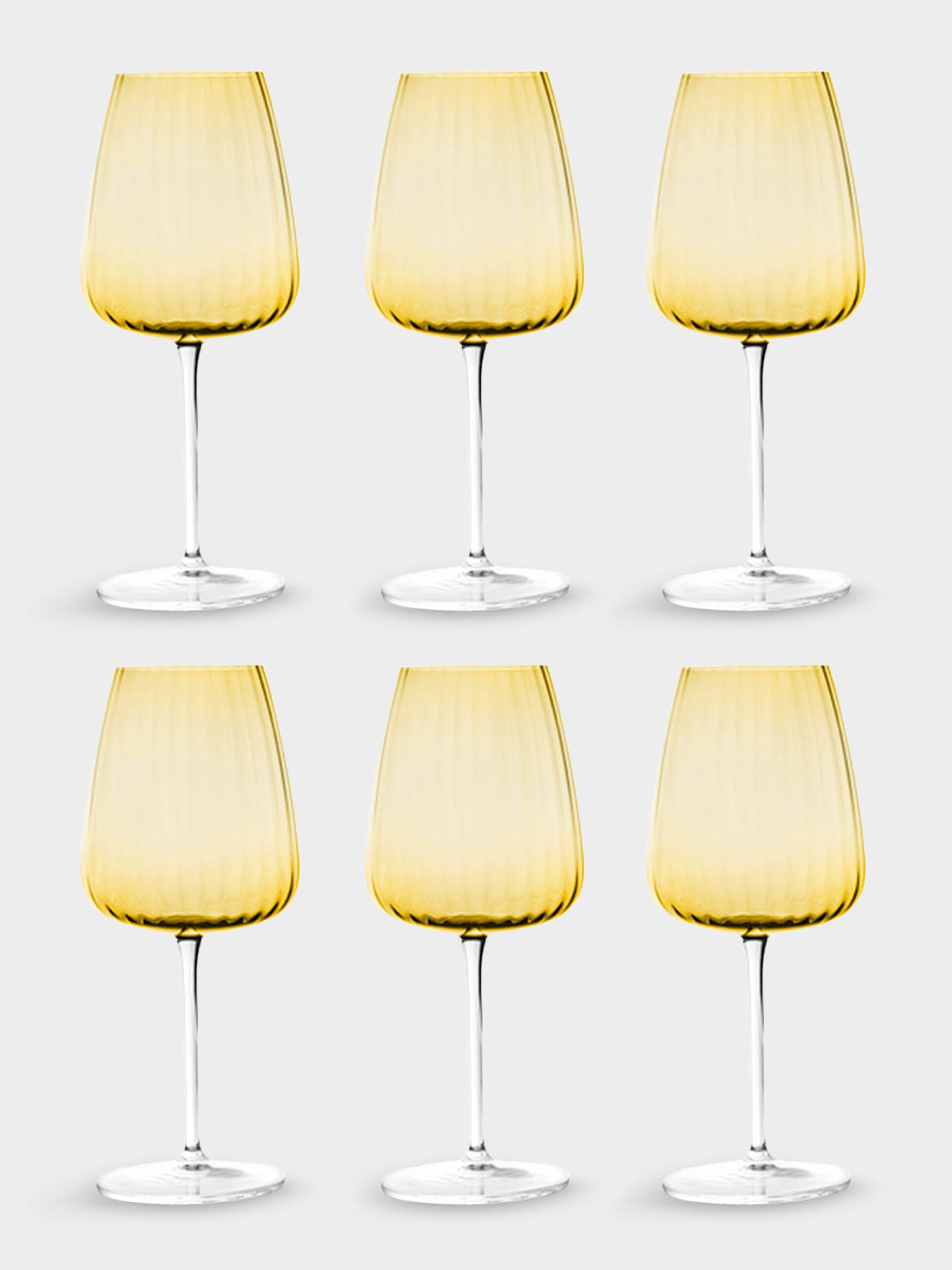 Набор бокалов для вина, 6 пр, 550 мл, Opium, янтарные