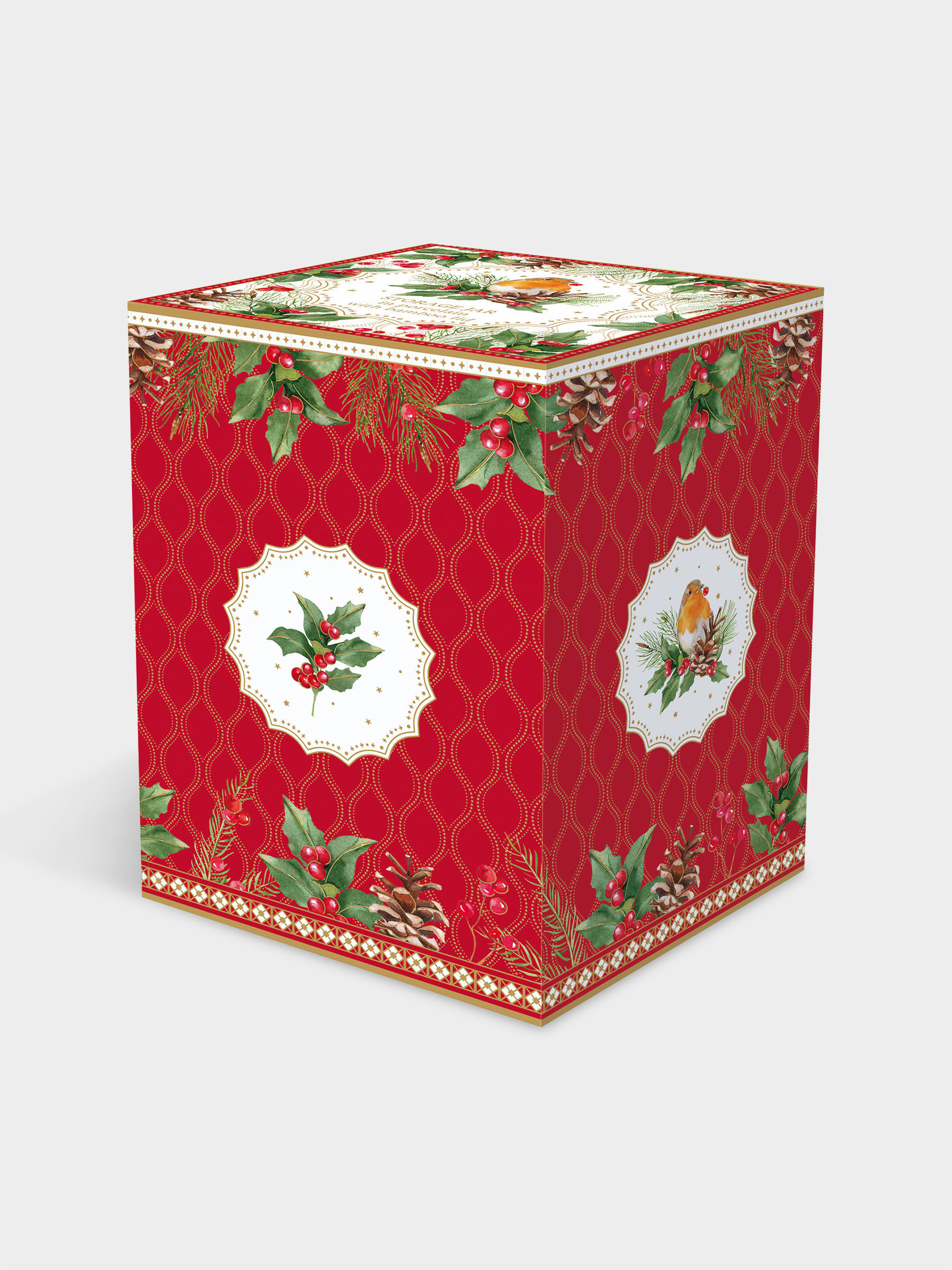 Банка, 11x16 см, Рождественские ягоды