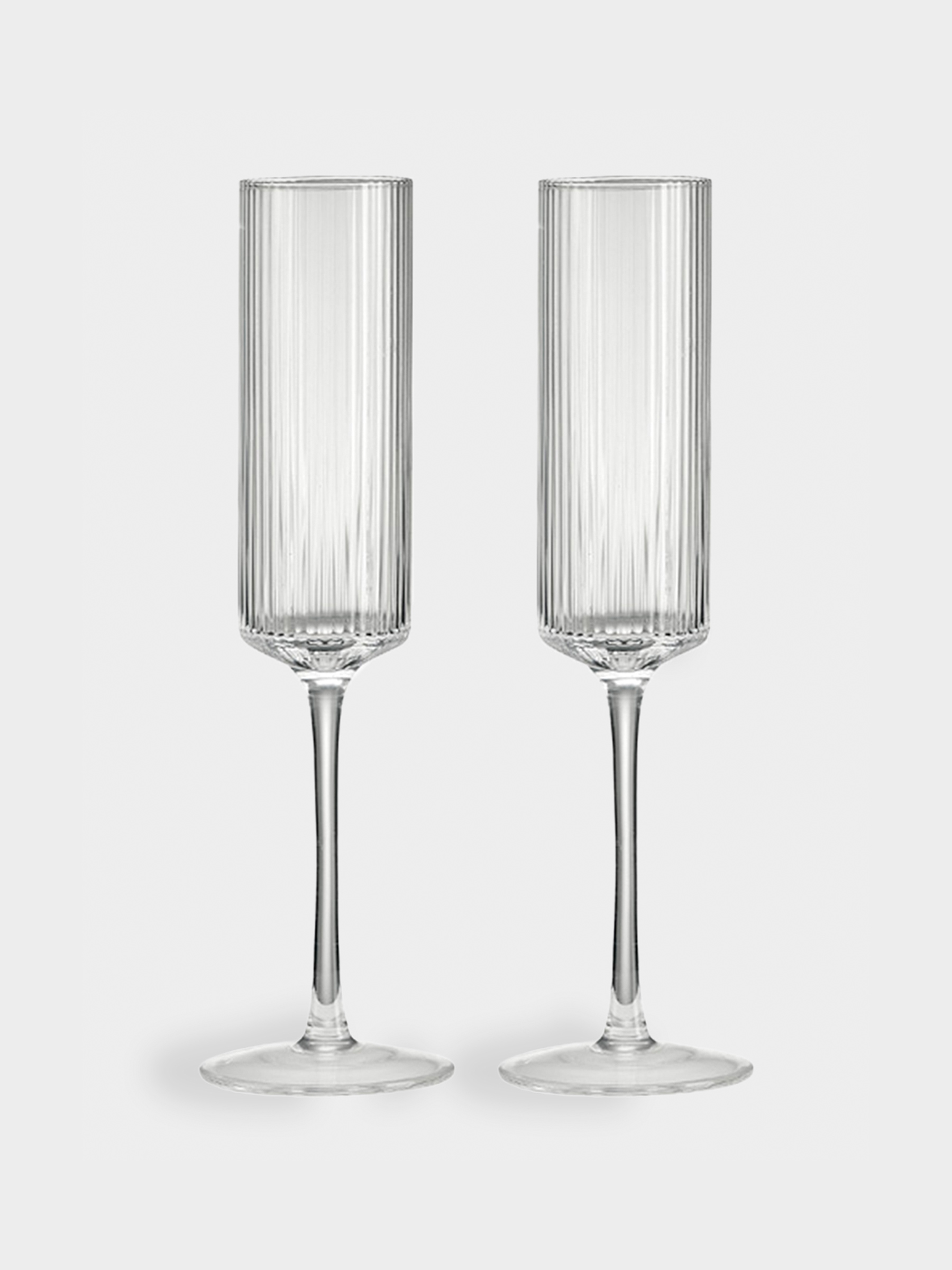 Набор бокалов для шампанского, 2 пр, 200 мл, стекло, прозрачные, Modern Classic