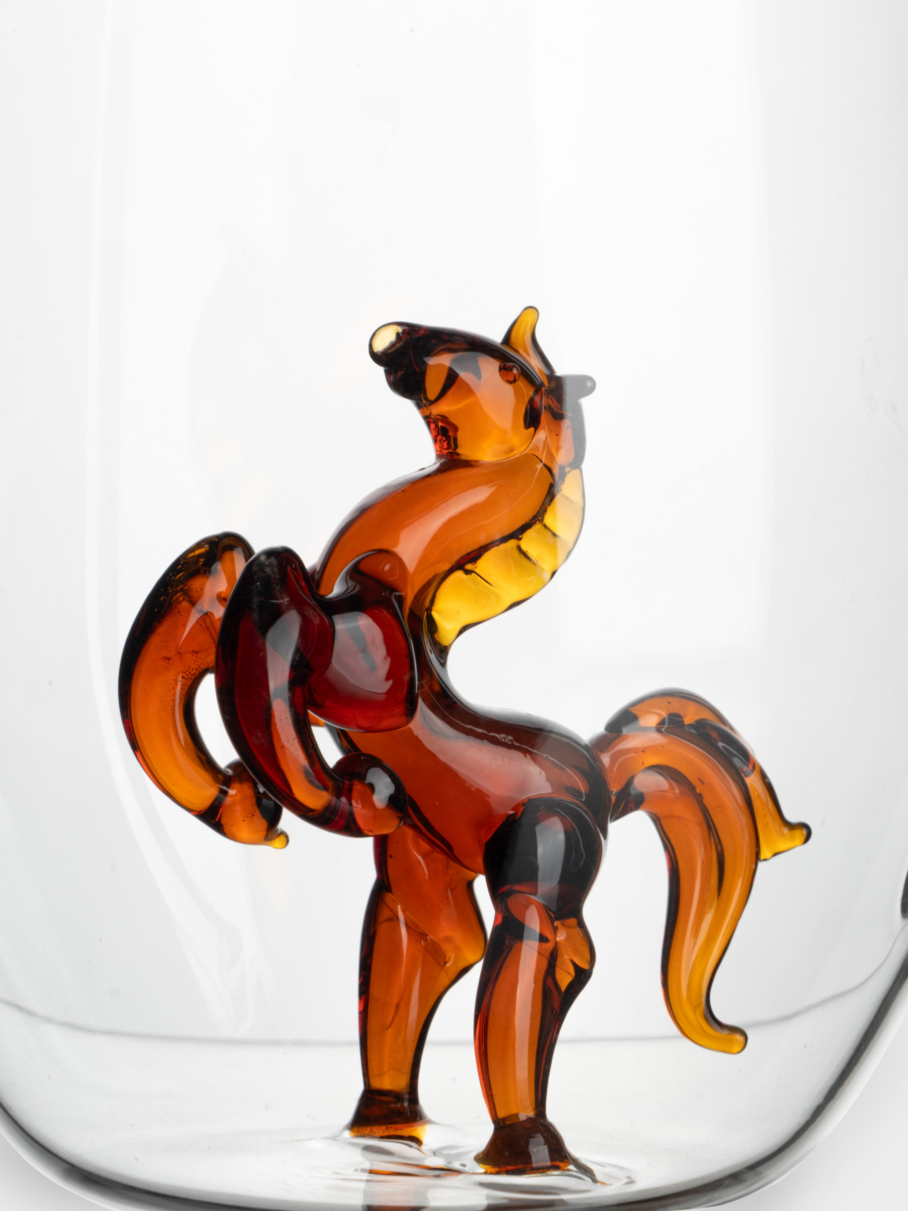 Кружка, 540 мл, стекло Б, Конь, Bright horse