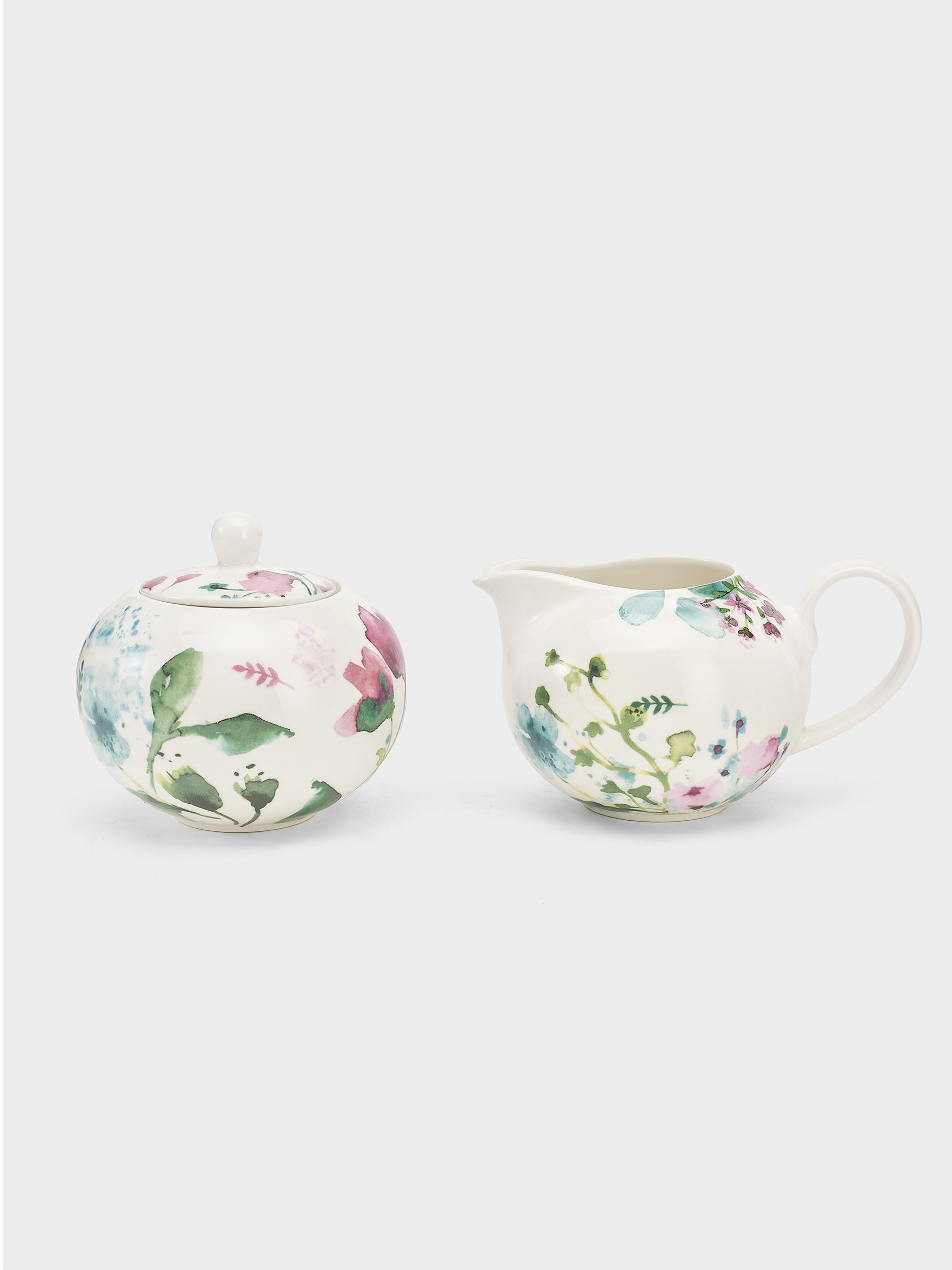 Набор, сахарница, 400 мл и молочник, 360 мл, Primavera