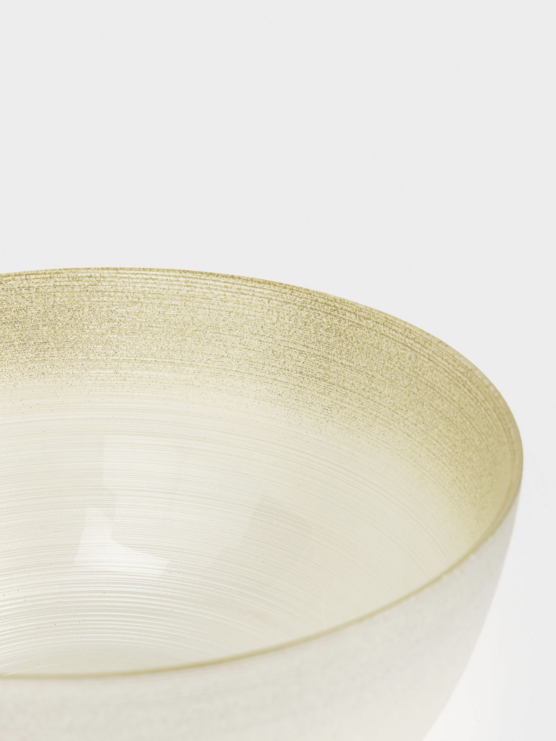 Салатник, 15х8 см, 440 мл, стекло, молочный/шампань, Marbella