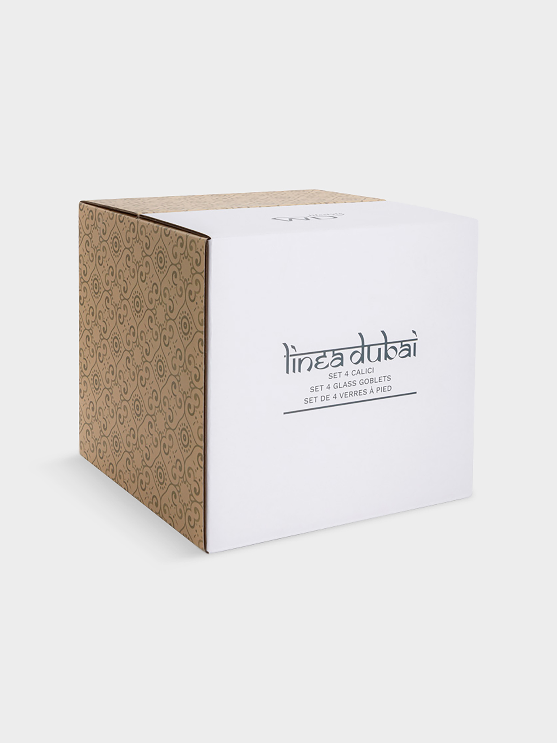 Бокал для вина, 400 мл, 4 шт, стекло P, Dubai