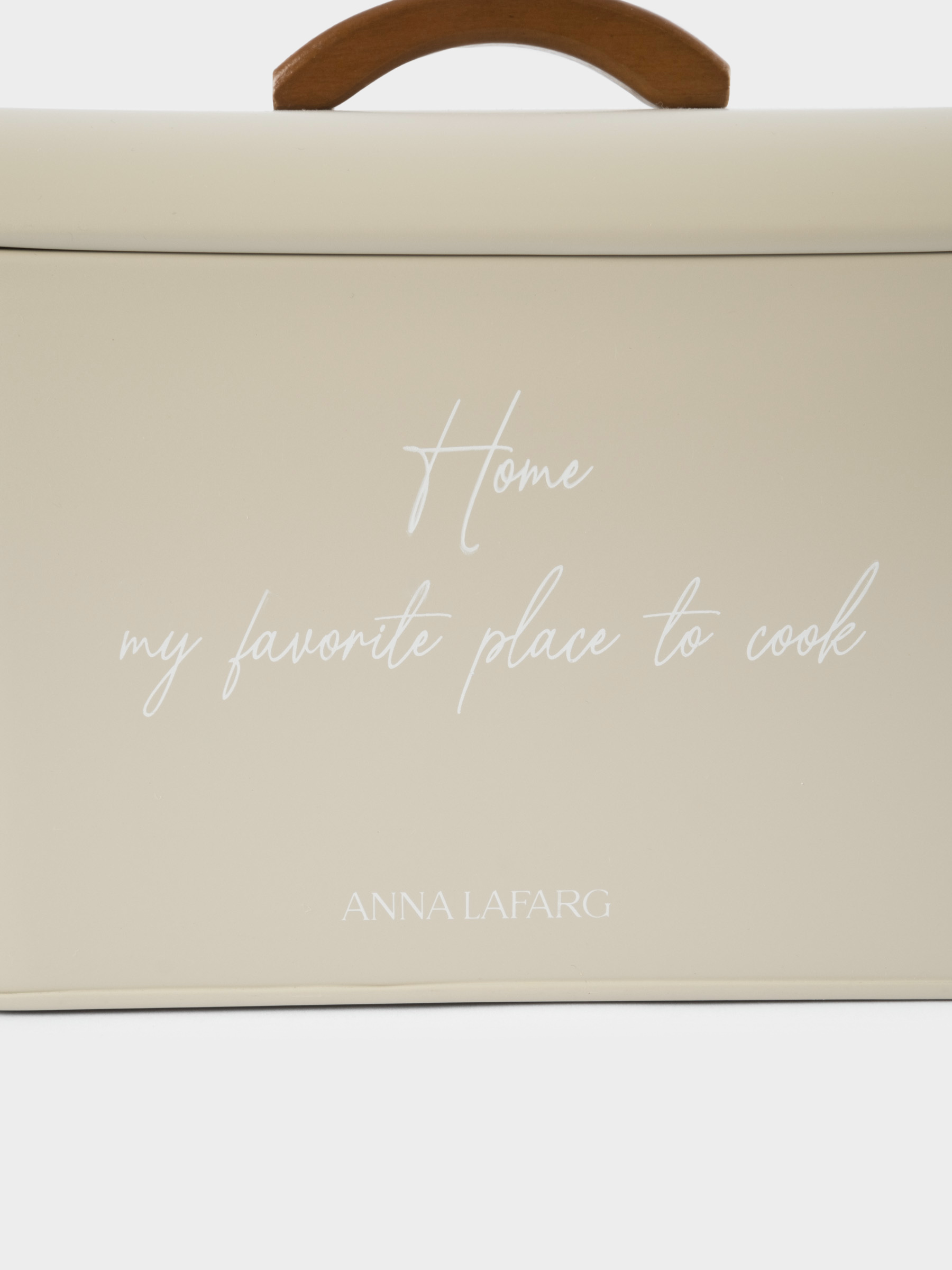 Хлебница, 36х16х20 см, металл/дерево, овальная, бежевая, Retro