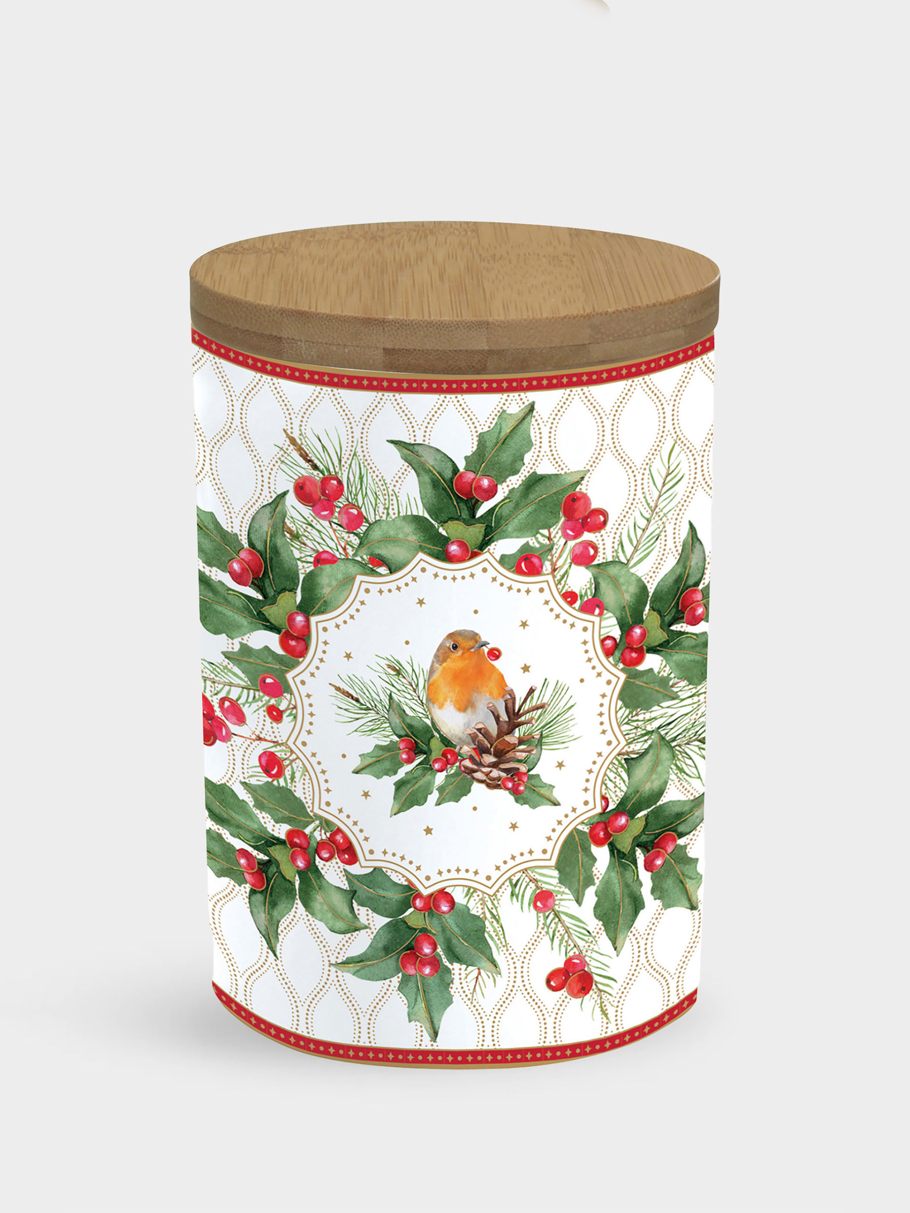 Банка, 11x16 см, Рождественские ягоды