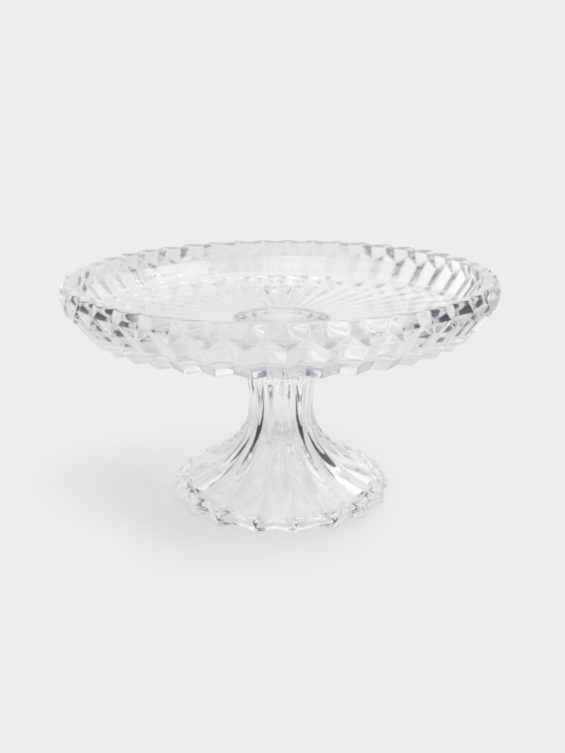 Блюдо, 22х12 см, на ножке, стекло Р, Saltaire