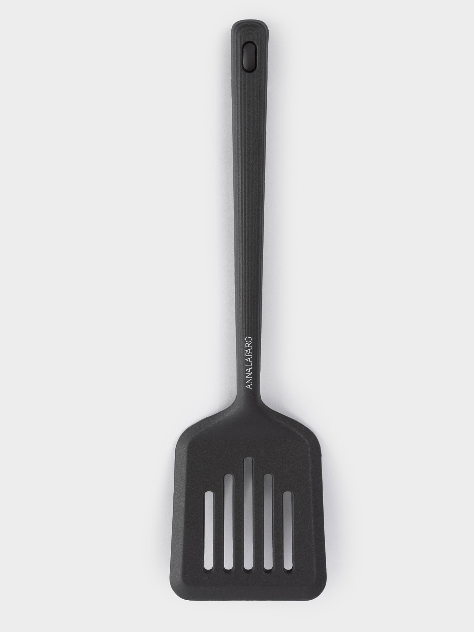 Лопатка с прорезями, 32 см, силикон, графитовая, Streak