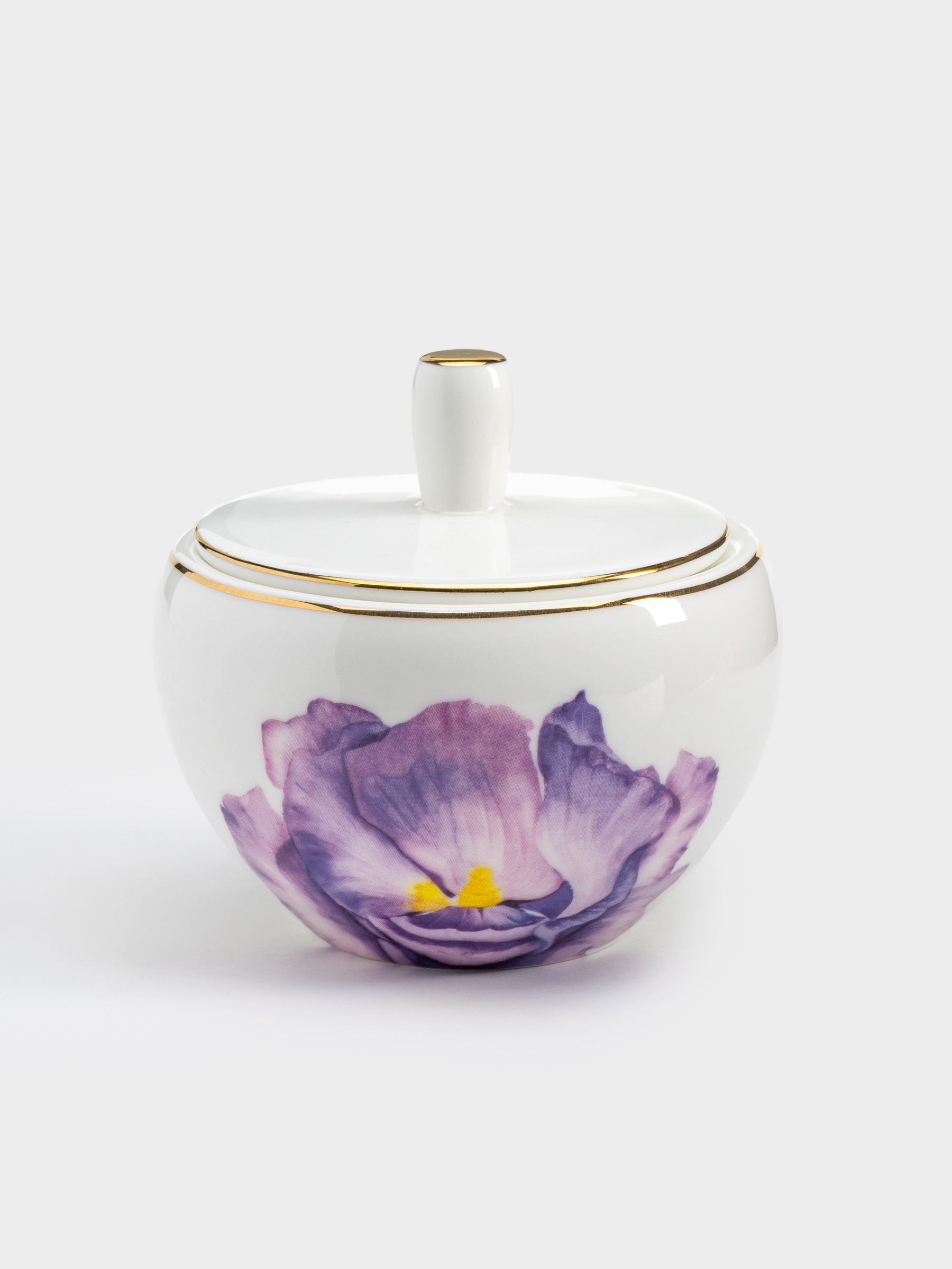 Сахарница, 9х9 см, 0,25 л, фарфор F, Iris