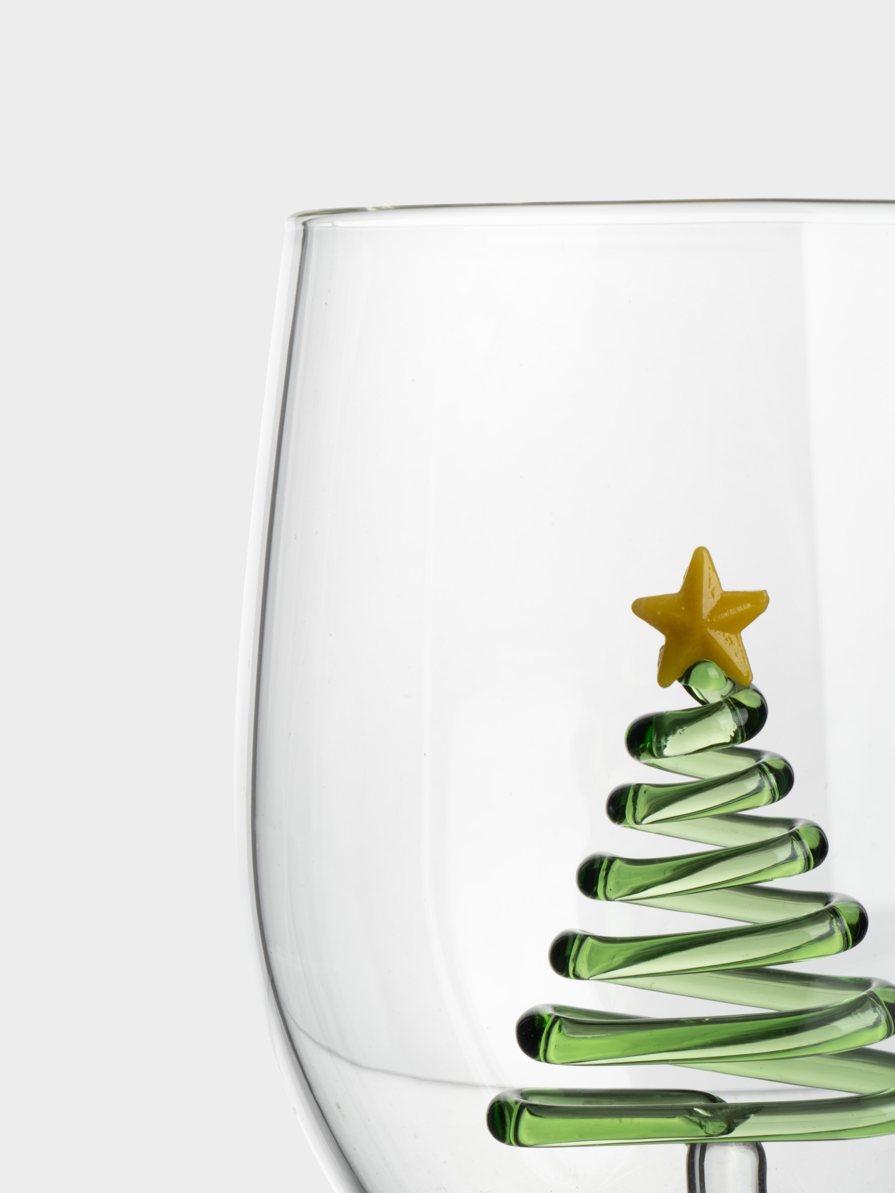 Кружка, 540 мл, стекло Б, Елка, New year