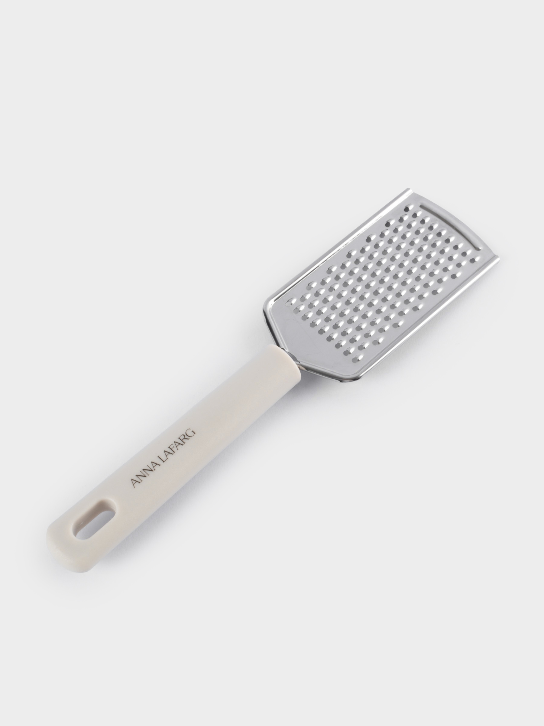 Терка, 24 см, с ручкой, сталь/пластик, серо-бежевая, Universal