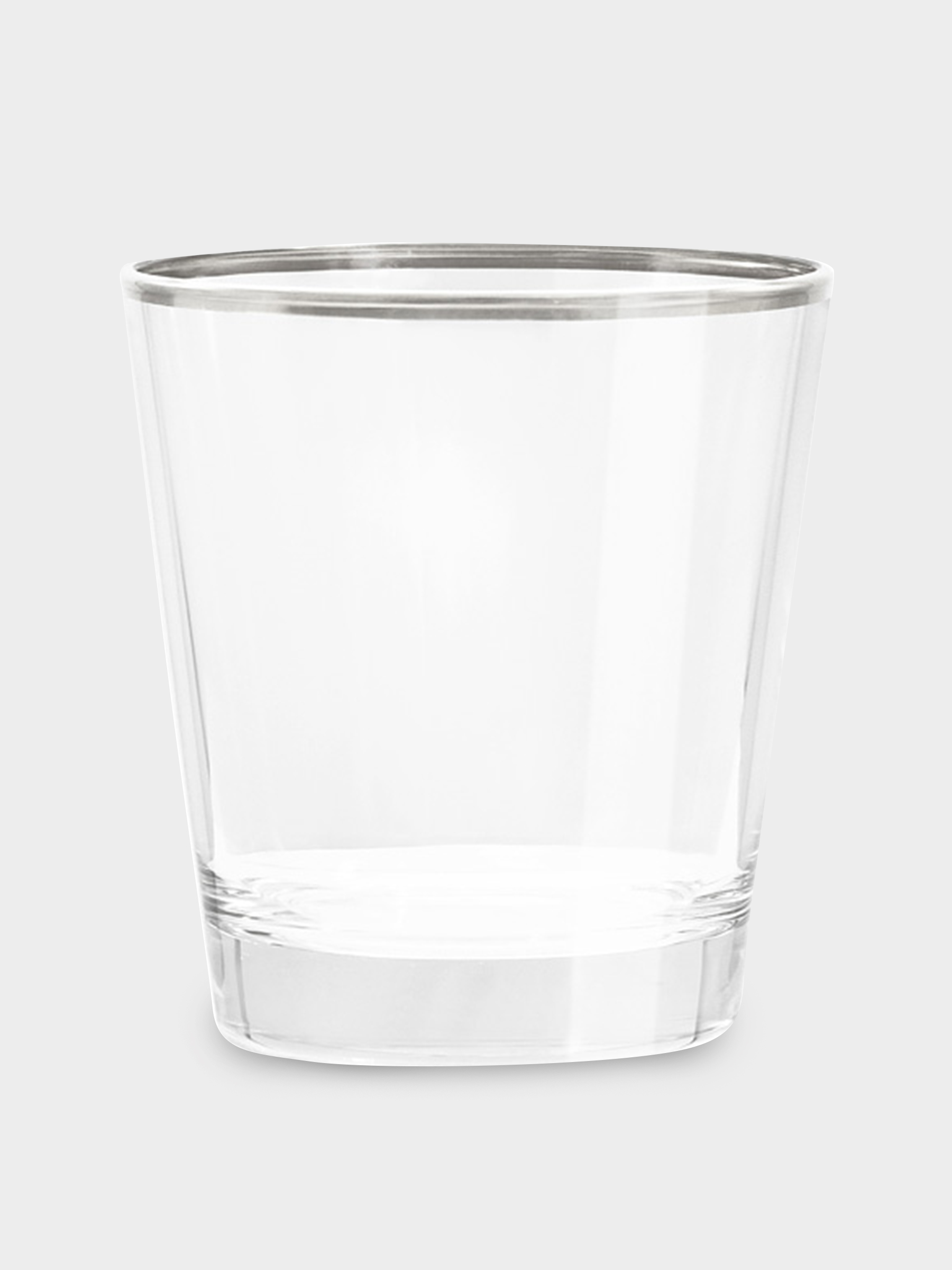 Набор стаканов для виски, 6 пр, 365 мл, Gemma, платина