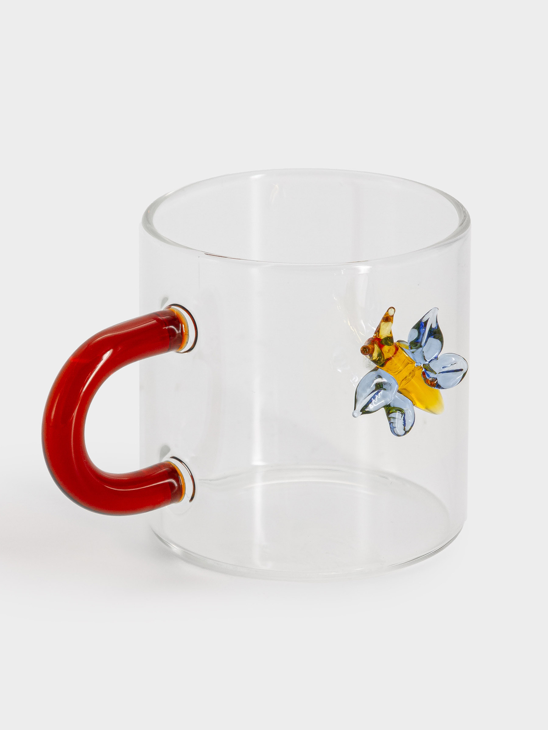 Кружка кофейная, 130 мл, 2 шт, стекло Б, Бабочки, Monterey