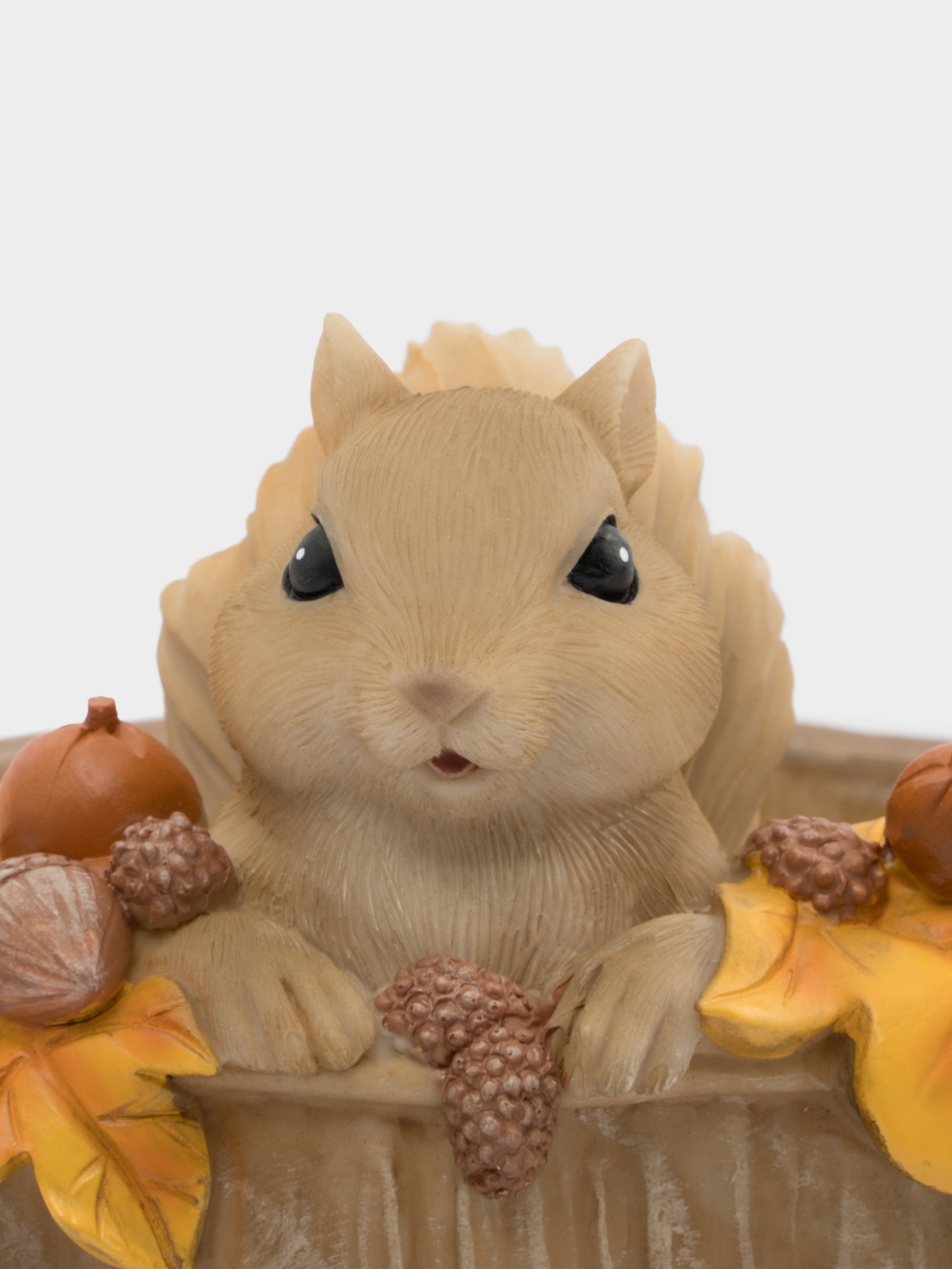 Конфетница, 17х14 см, полирезин, коричневая, Белка, Autumn forest