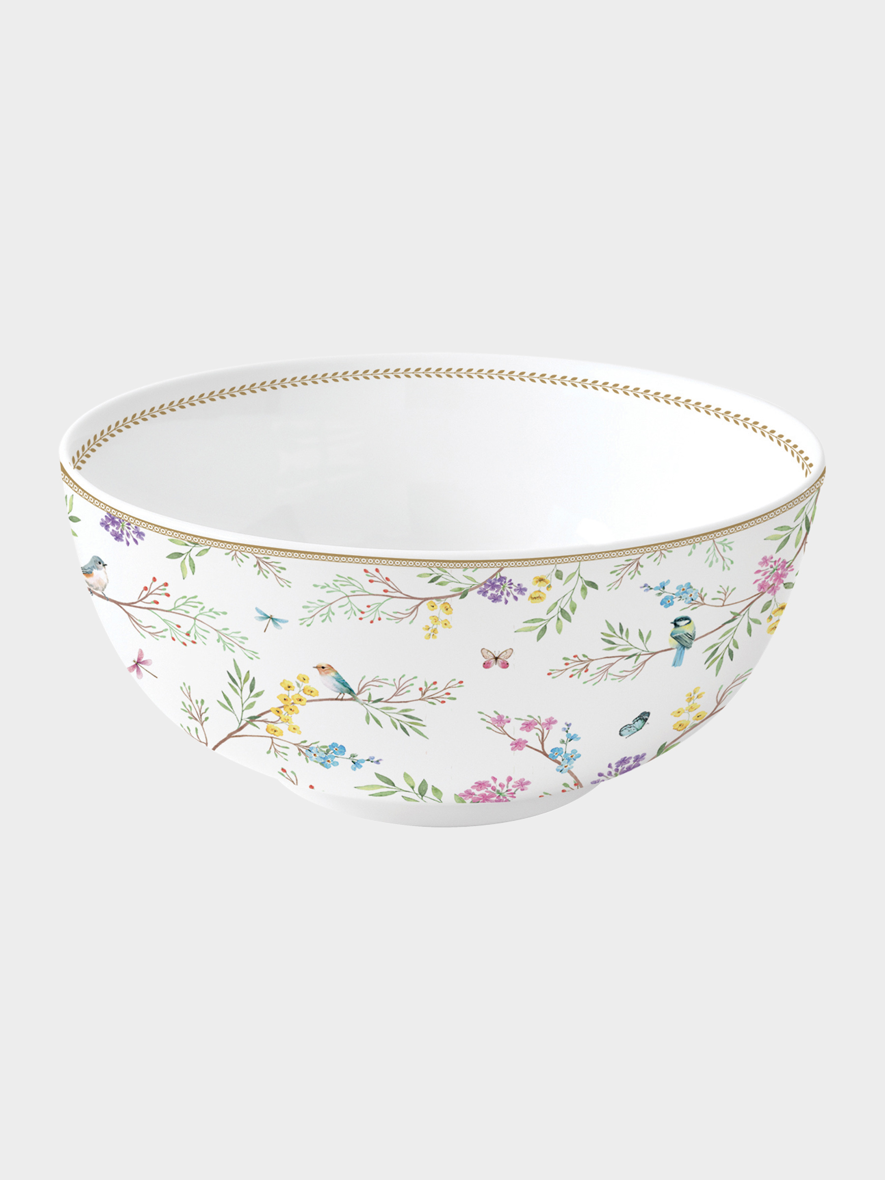 Салатник, 23 см, 2,5 л, Пение птиц