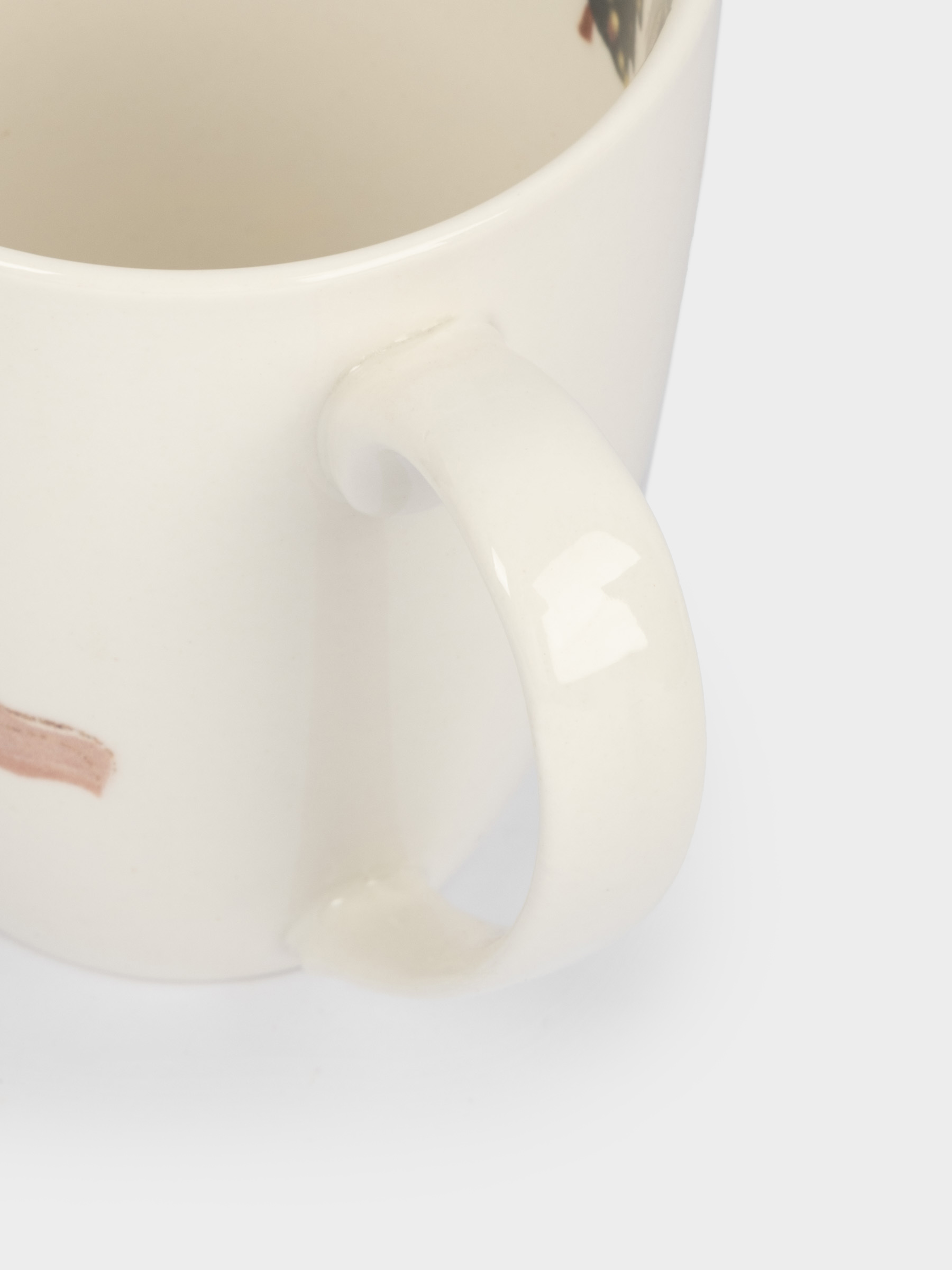 Кружка, 320 мл, фарфор N, белая, Лошадка у елки, Child holiday