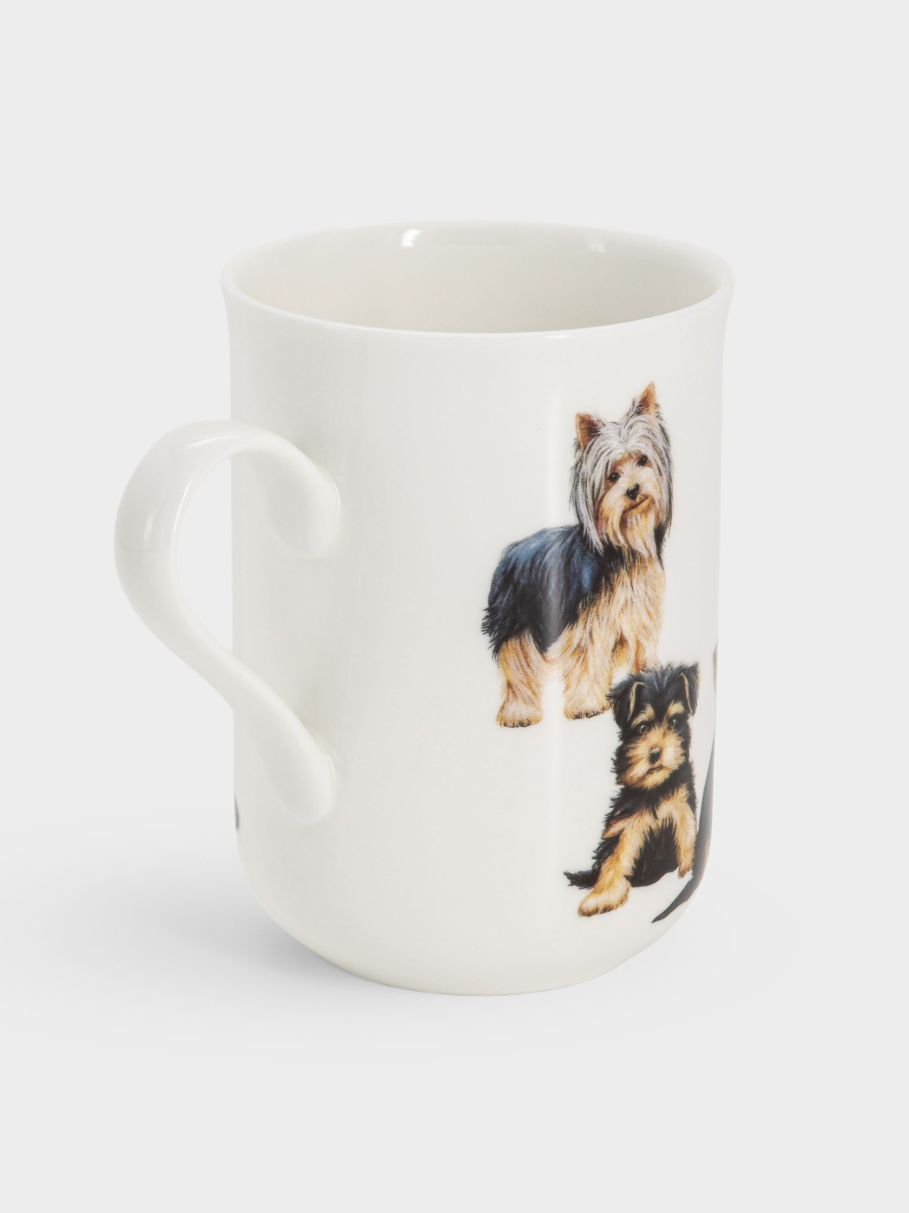 Кружка, 300 мл, фарфор F, белая, Йоркширский терьер, Pets