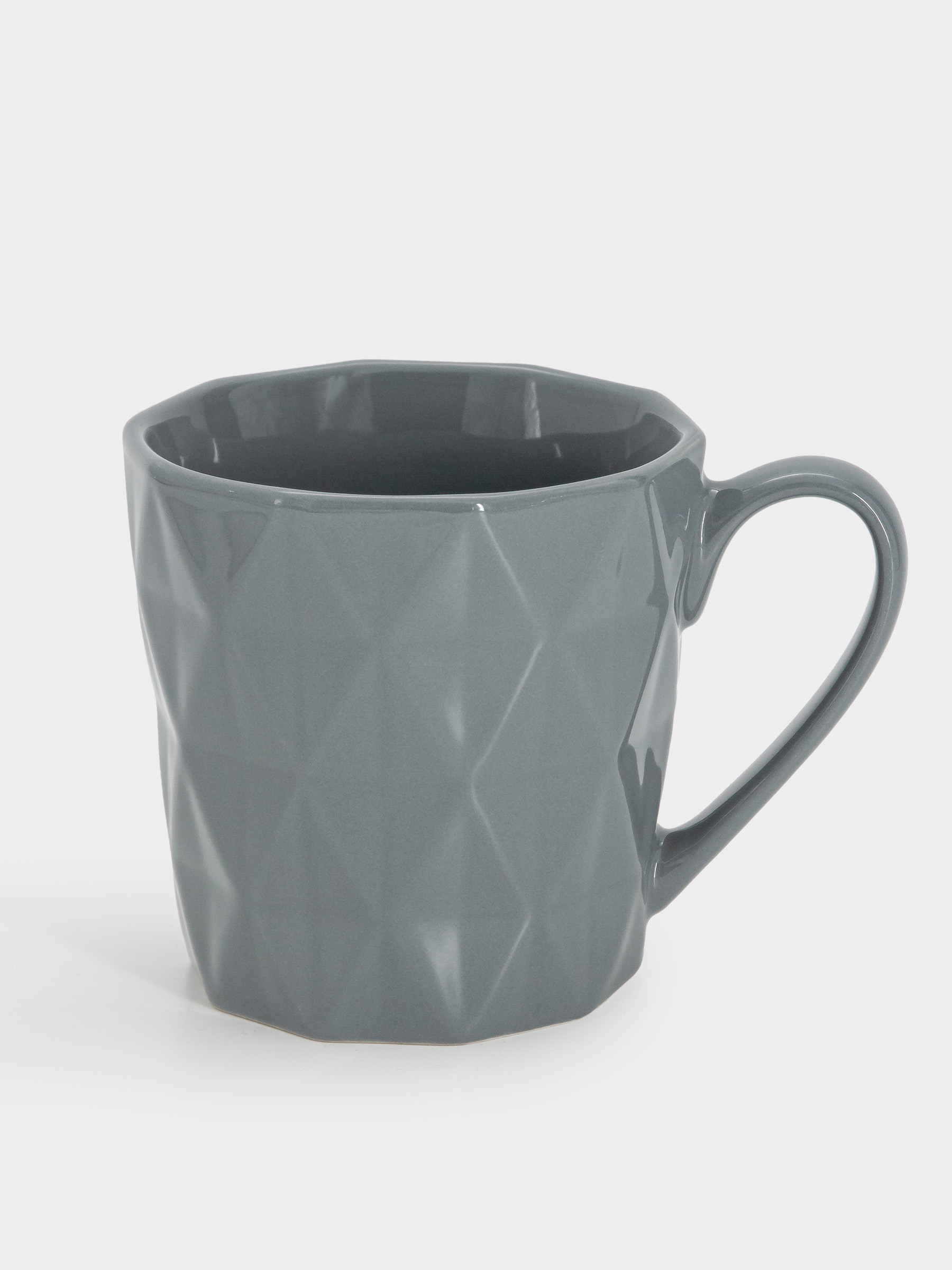 Набор кружек, 4 пр, 380 мл, серые, Nova