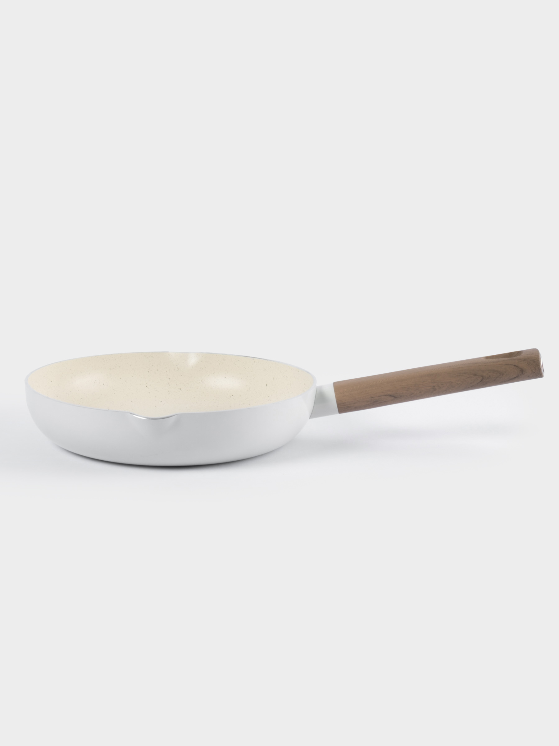 Сковорода, 24 см, с покрытием, алюминий, молочная, Palisander