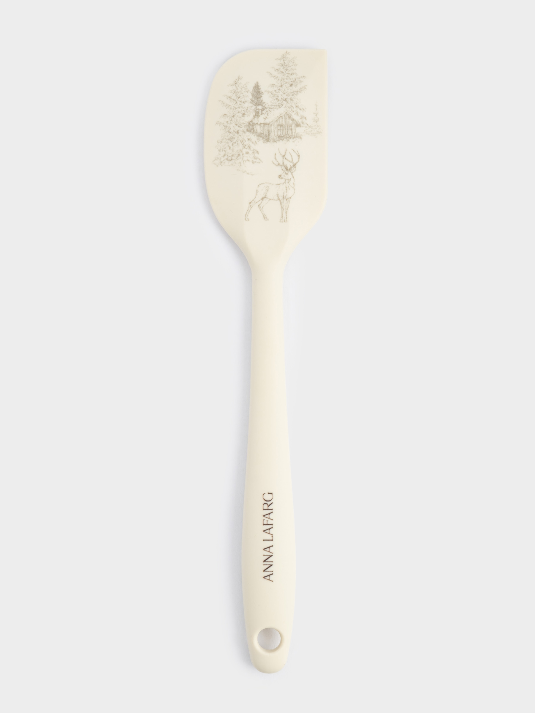 Набор для выпечки, 3 пр, скалка/лопатка/форма, силикон/дерево/сталь, Олень в лесу, Maral grey