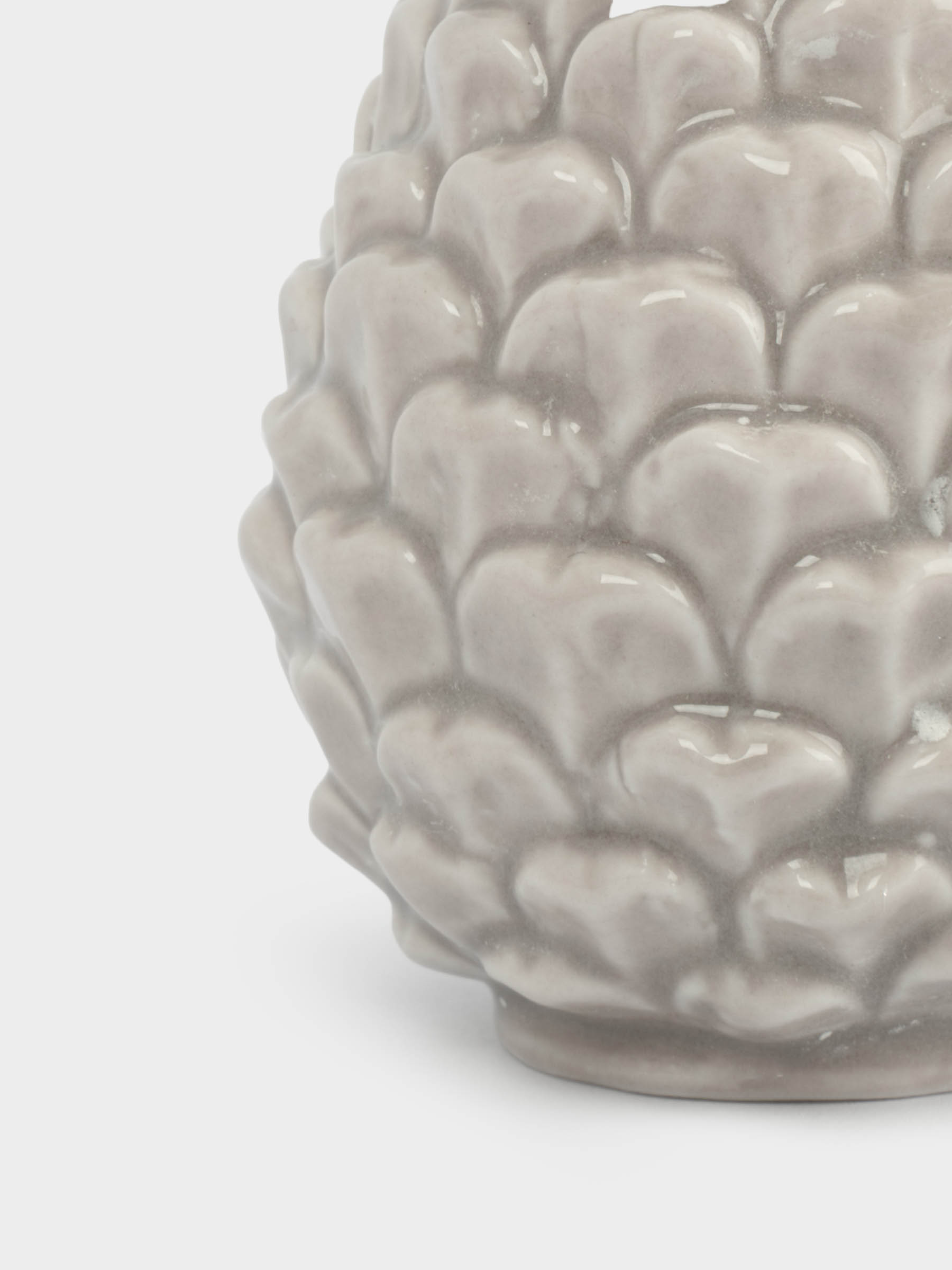 Емкость для соли или перца, 7 см, фарфор P, бежево-молочная, Шишка, Pinecone