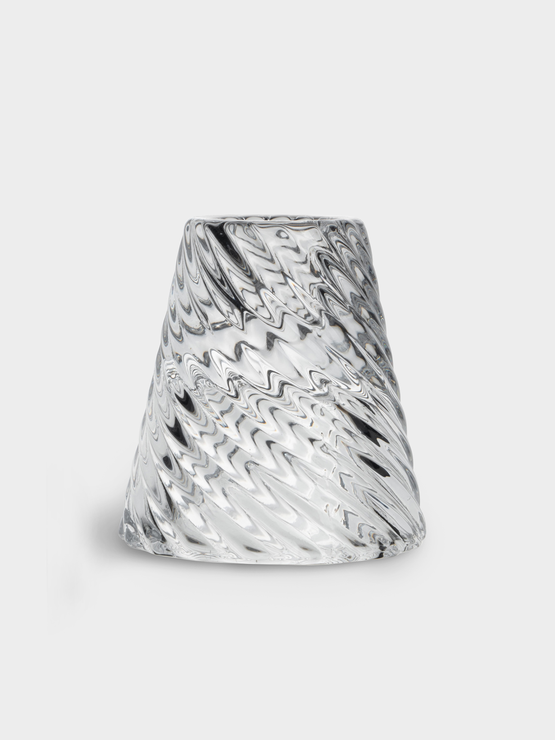 Подсвечник, 6 см, для тонкой свечи, стекло, Lyric