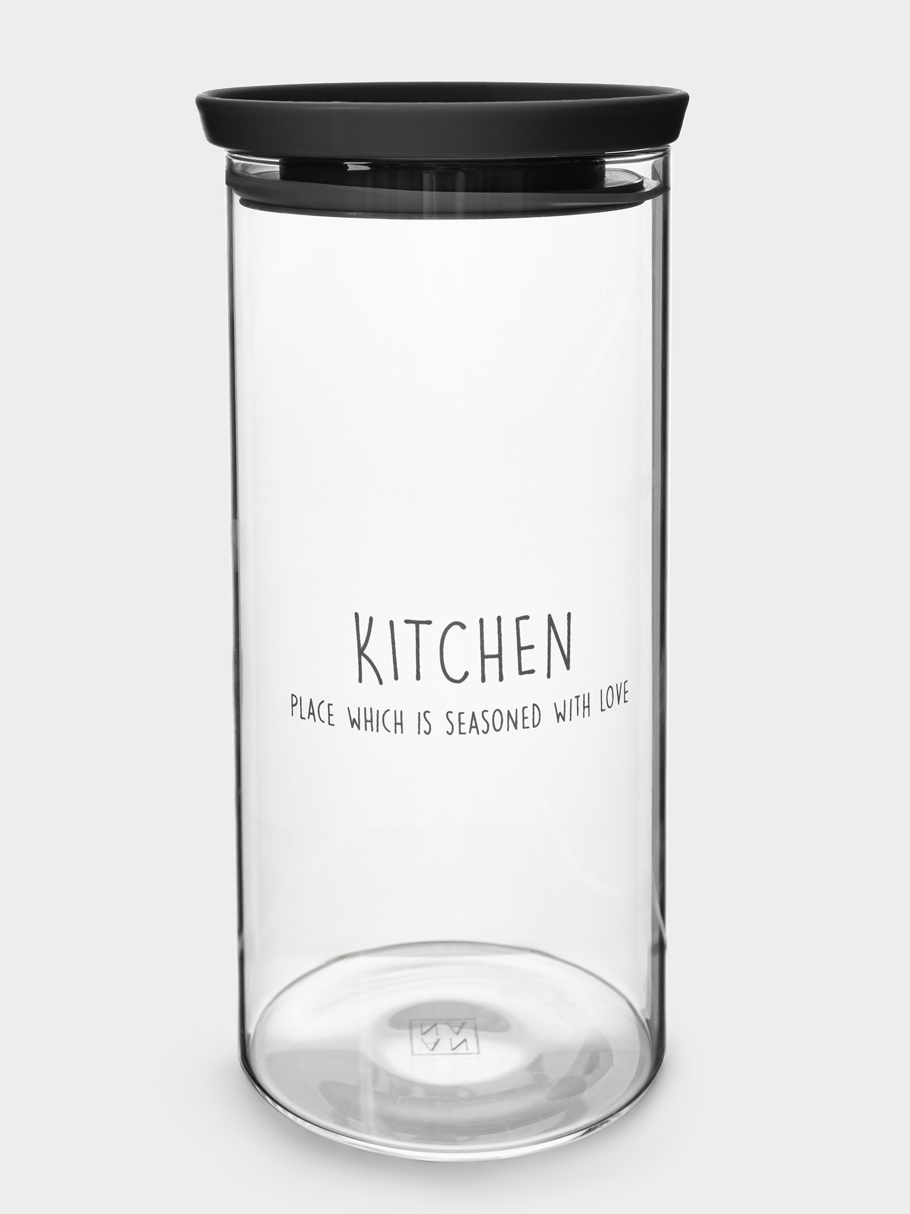 Банка для сыпучих продуктов, 1,1 л, стекло Б/пластик, Special