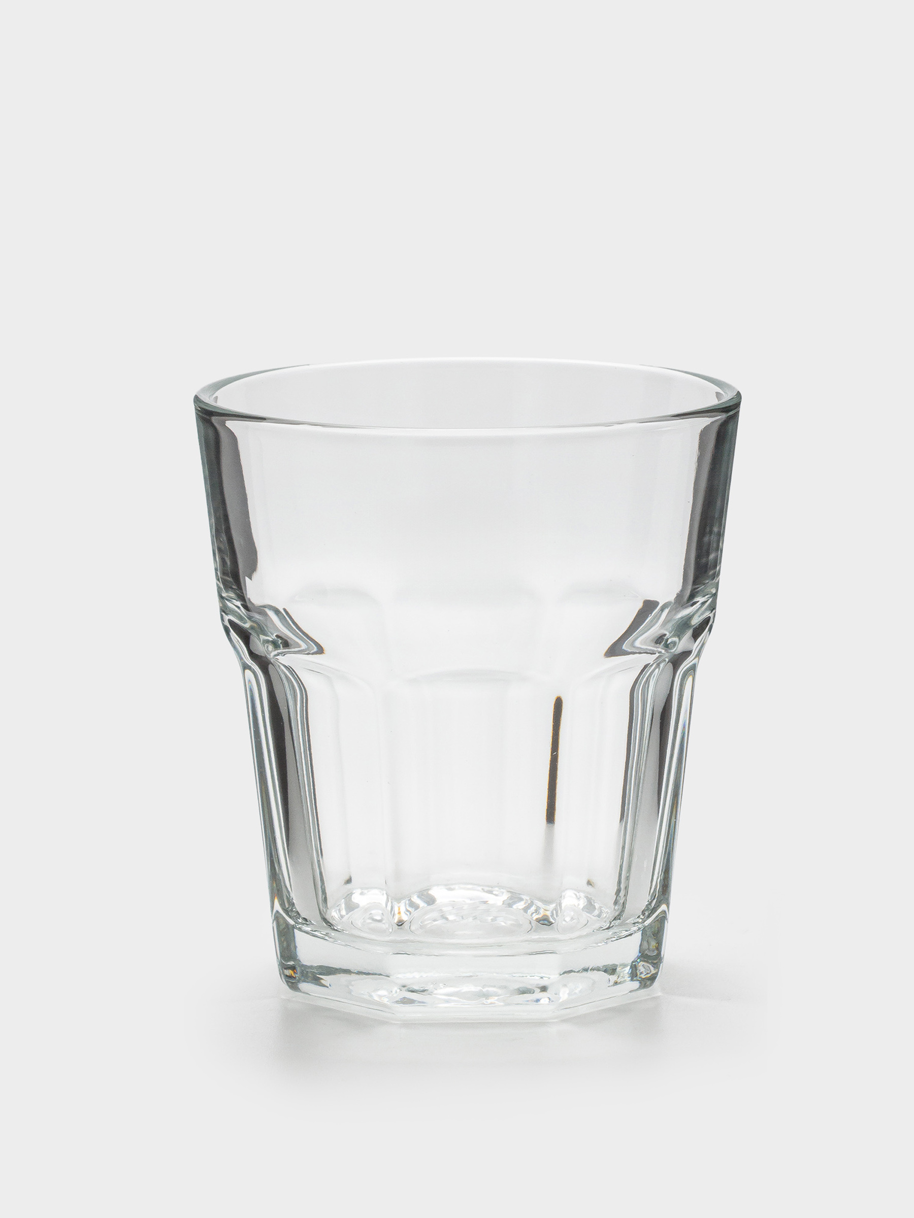 Стакан, 9 см, 300 мл, стекло, Граненый