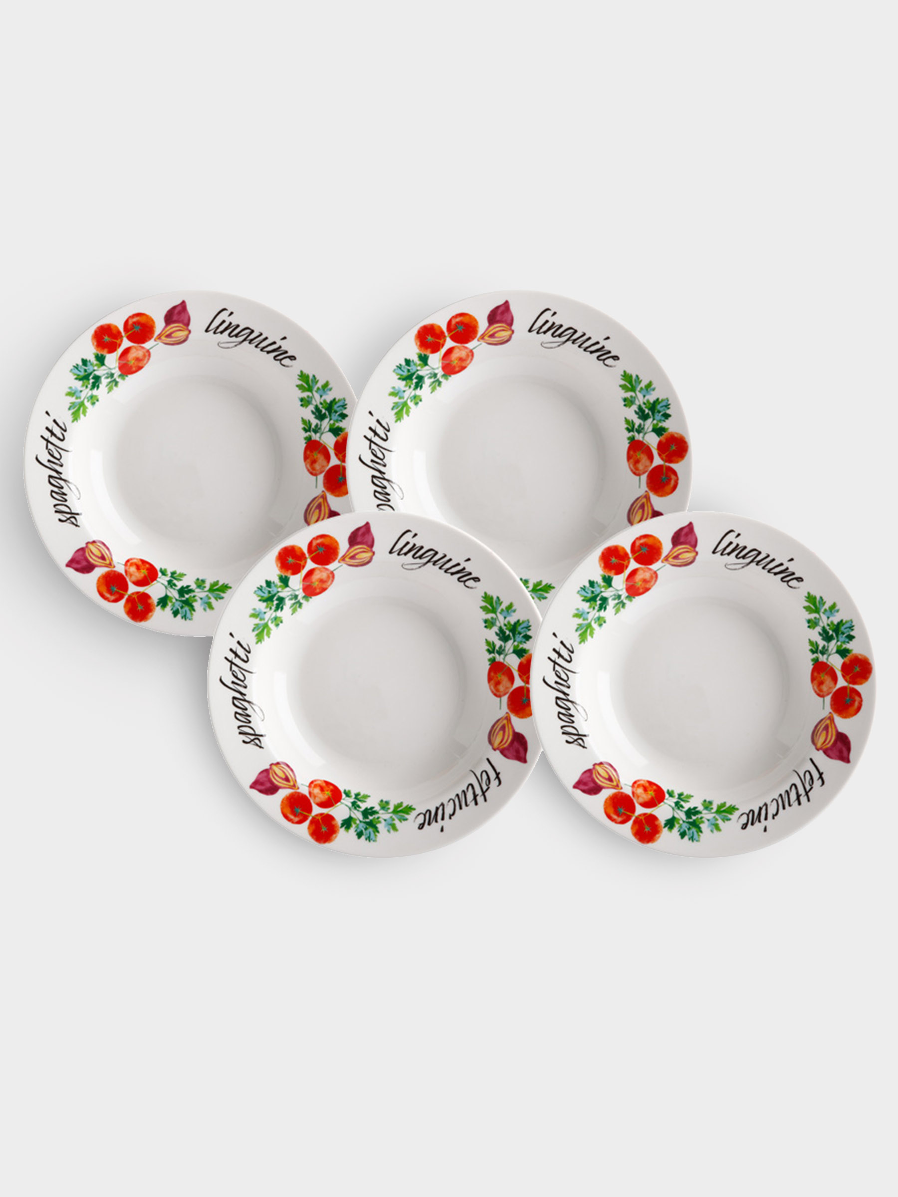 Набор тарелок, 5 шт, фарфор P, Травы