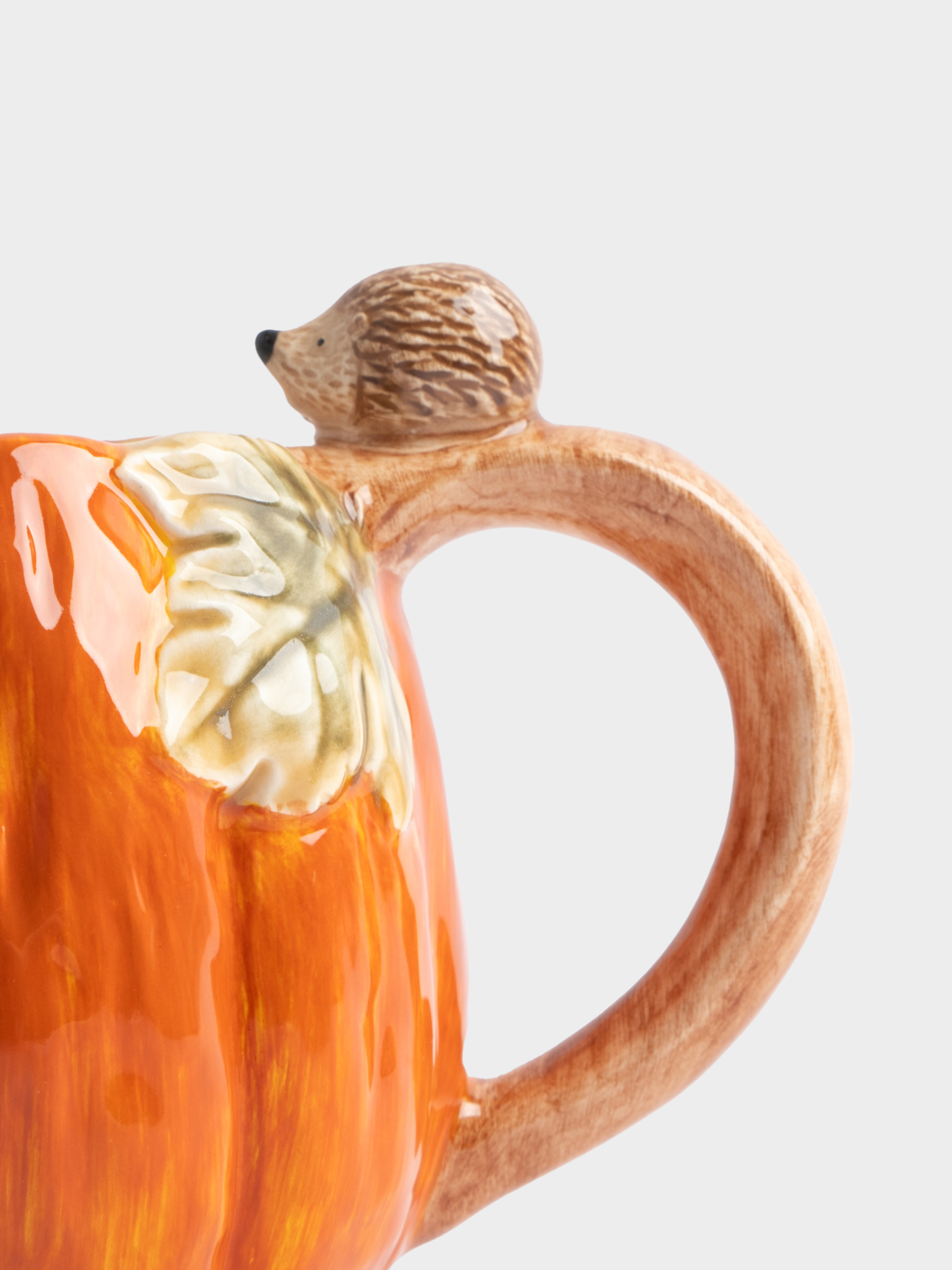 Кружка, 340 мл, керамика, оранжевая, Тыква, Bright pumpkin