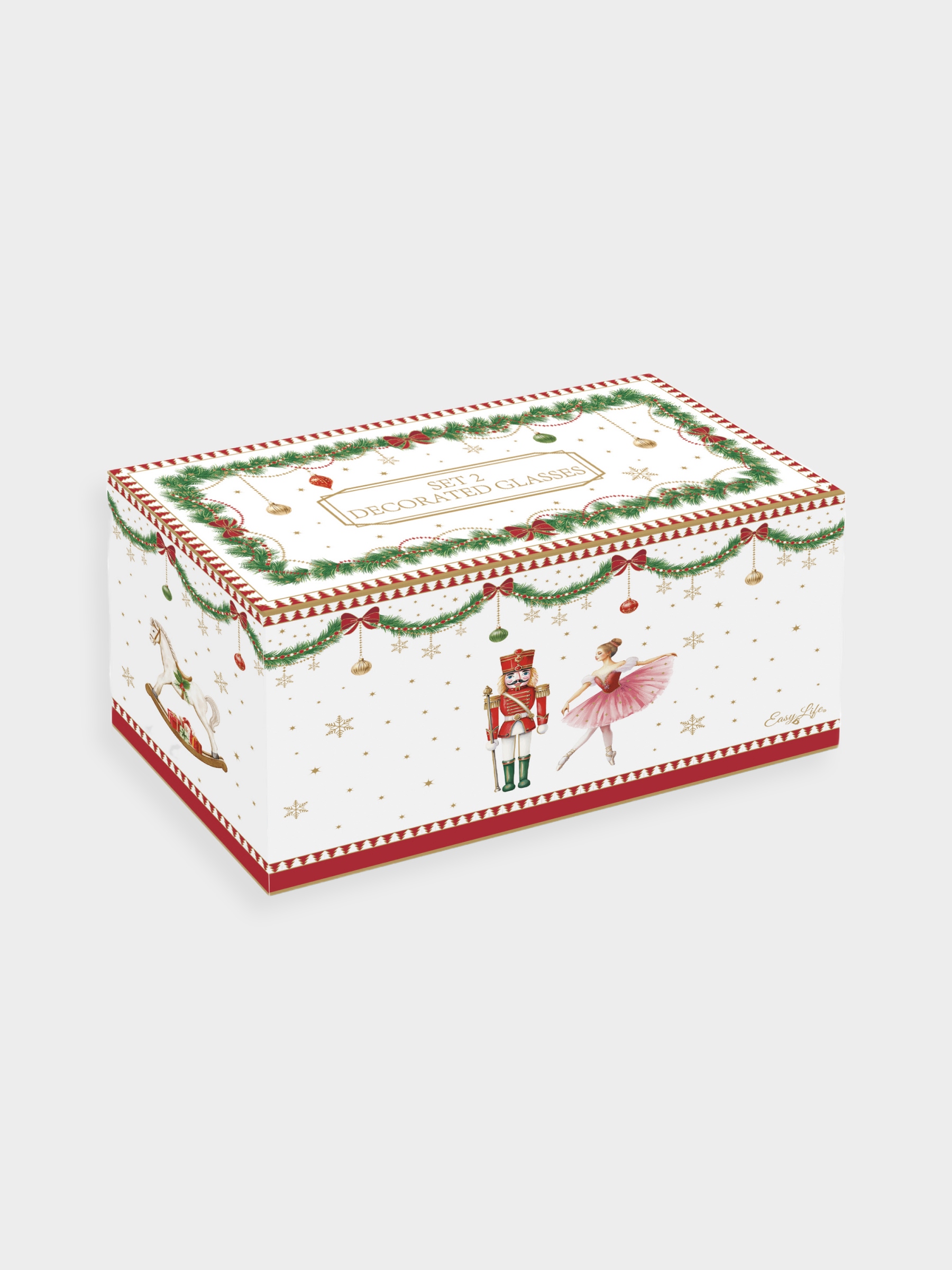 Стакан для вина, 2 штуки, 500 мл, стекло, Magie de Noel