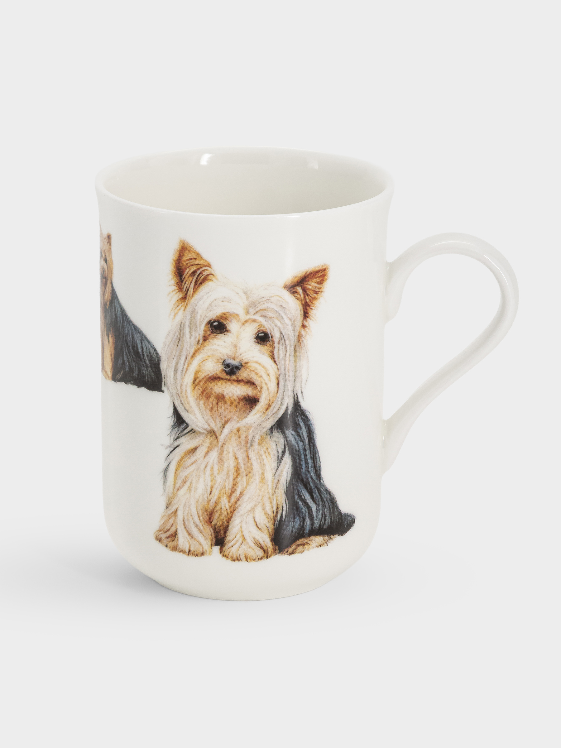 Кружка, 300 мл, фарфор F, белая, Йоркширский терьер, Pets