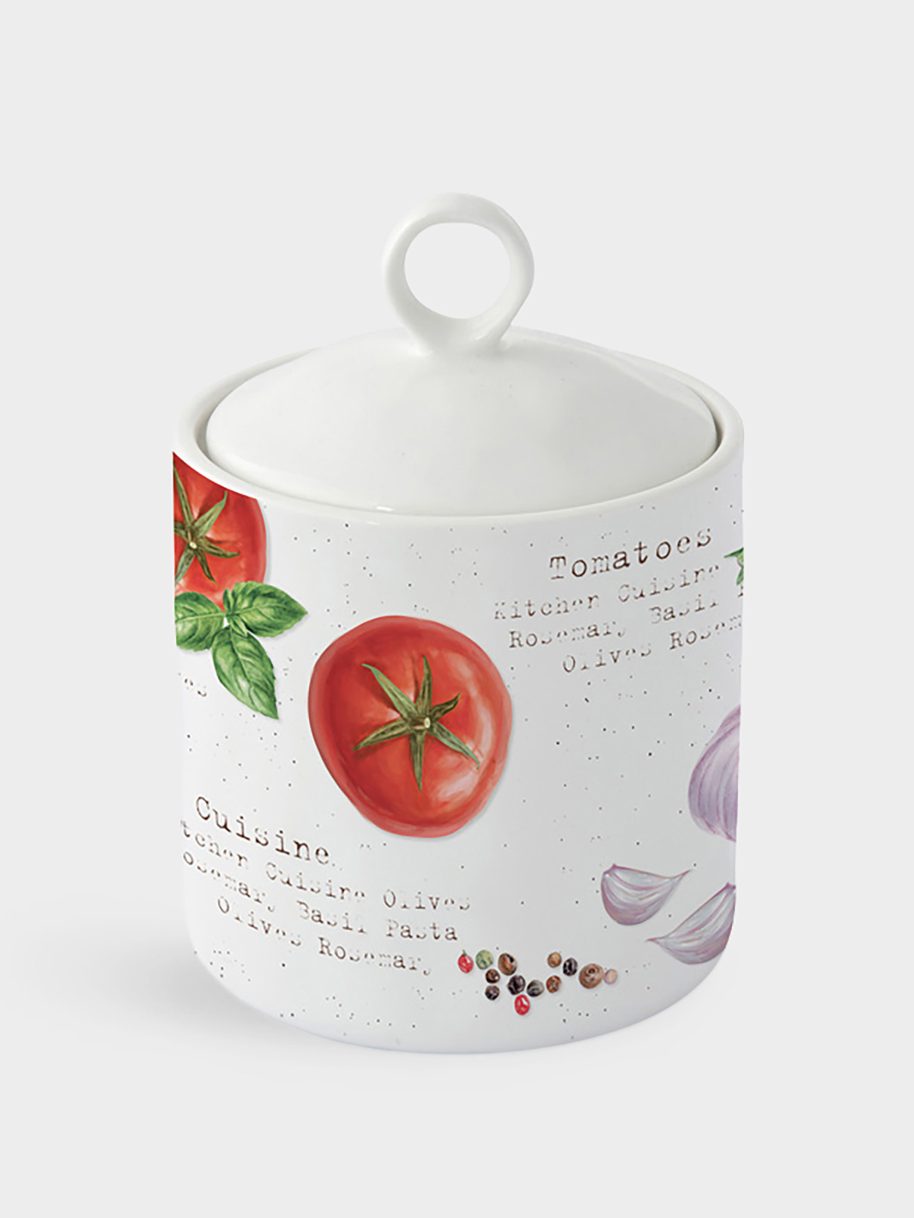 Банка для сыпучих продуктов, 700 мл, Фарфор P, Домашняя кухня